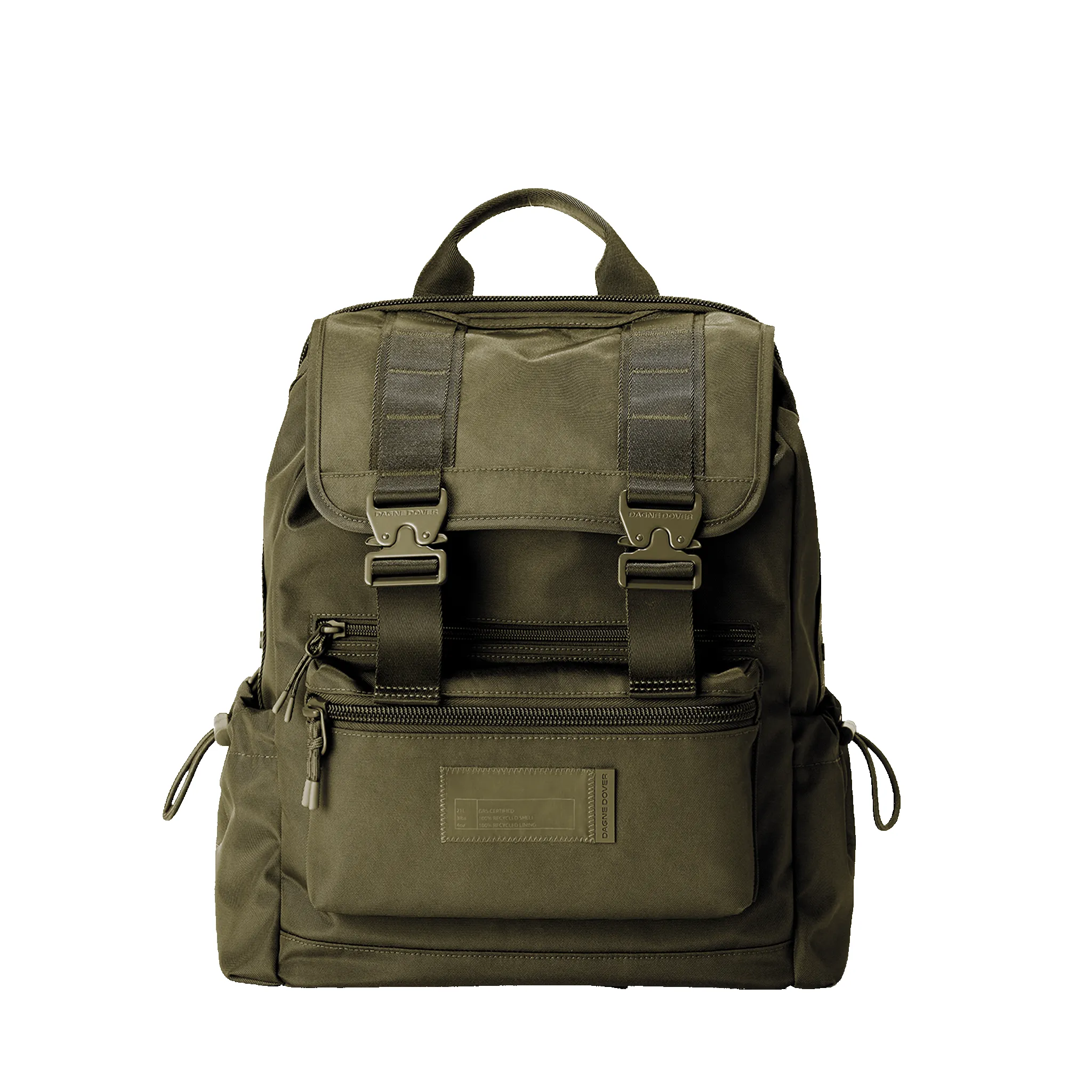 Brooklyn Backpack in Dark Moss sold by Dagne Dover product image thumbnail 2