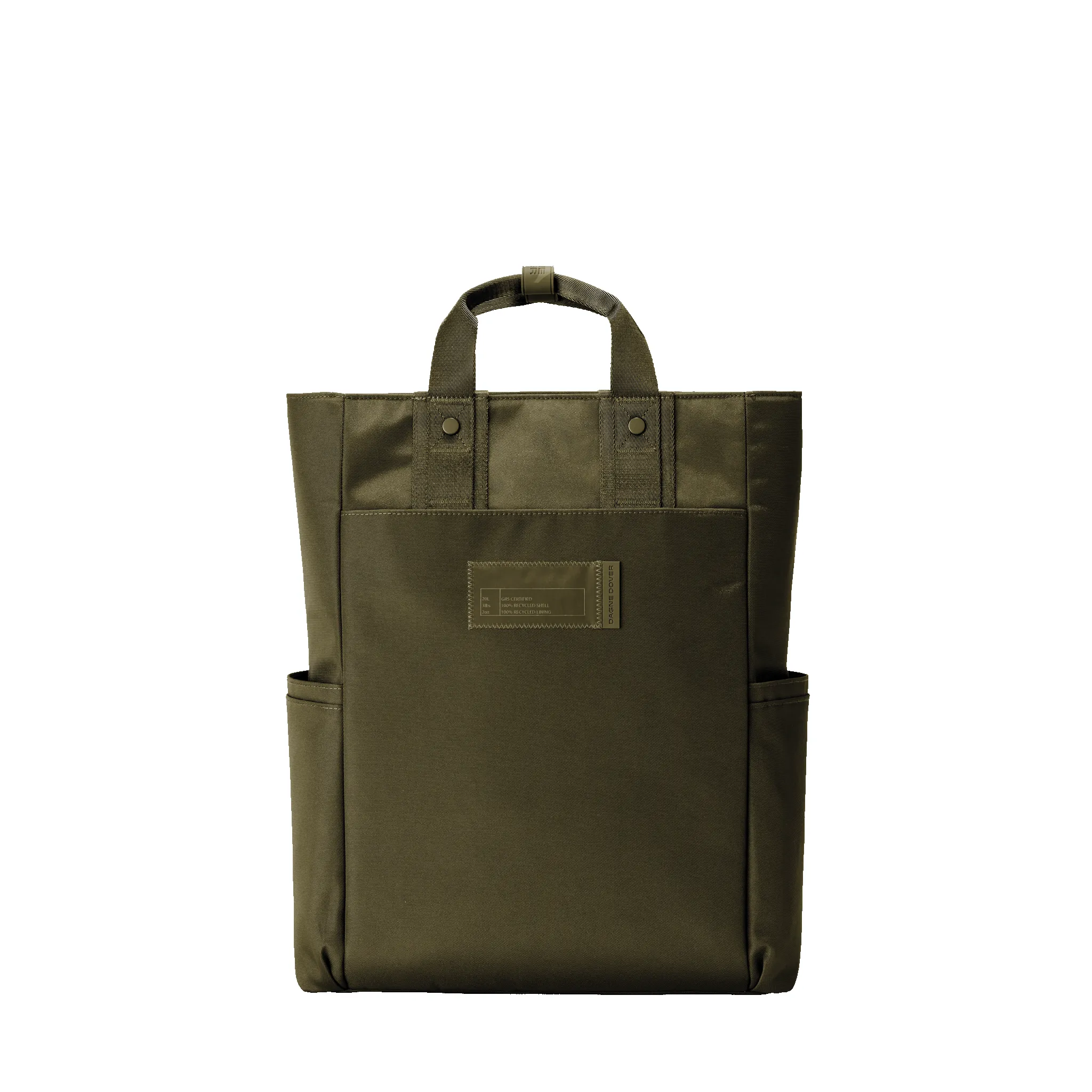 Petra Convertible Tote in Dark Moss sold by Dagne Dover