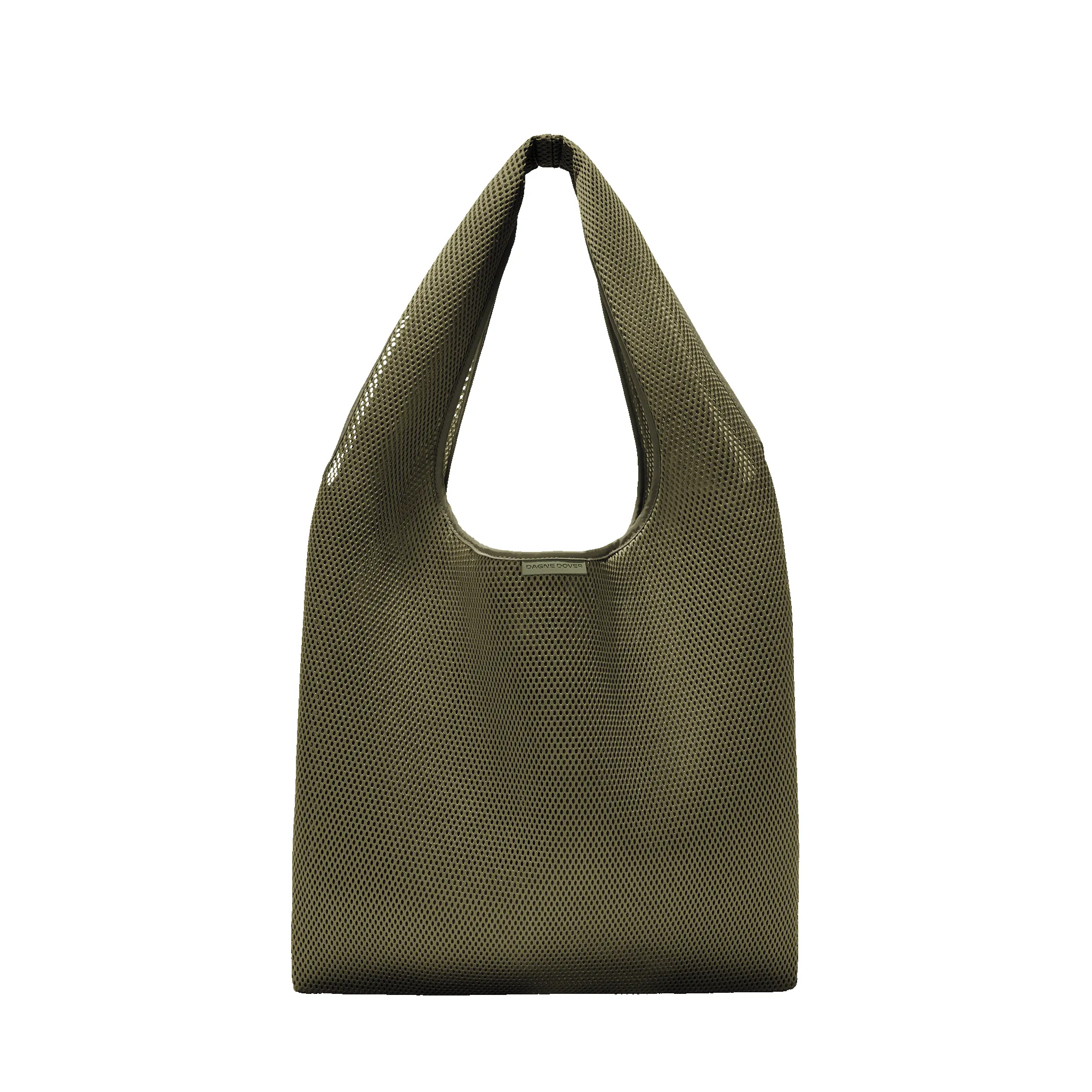Dash Grocery Tote in Dark Moss Air Mesh sold by Dagne Dover