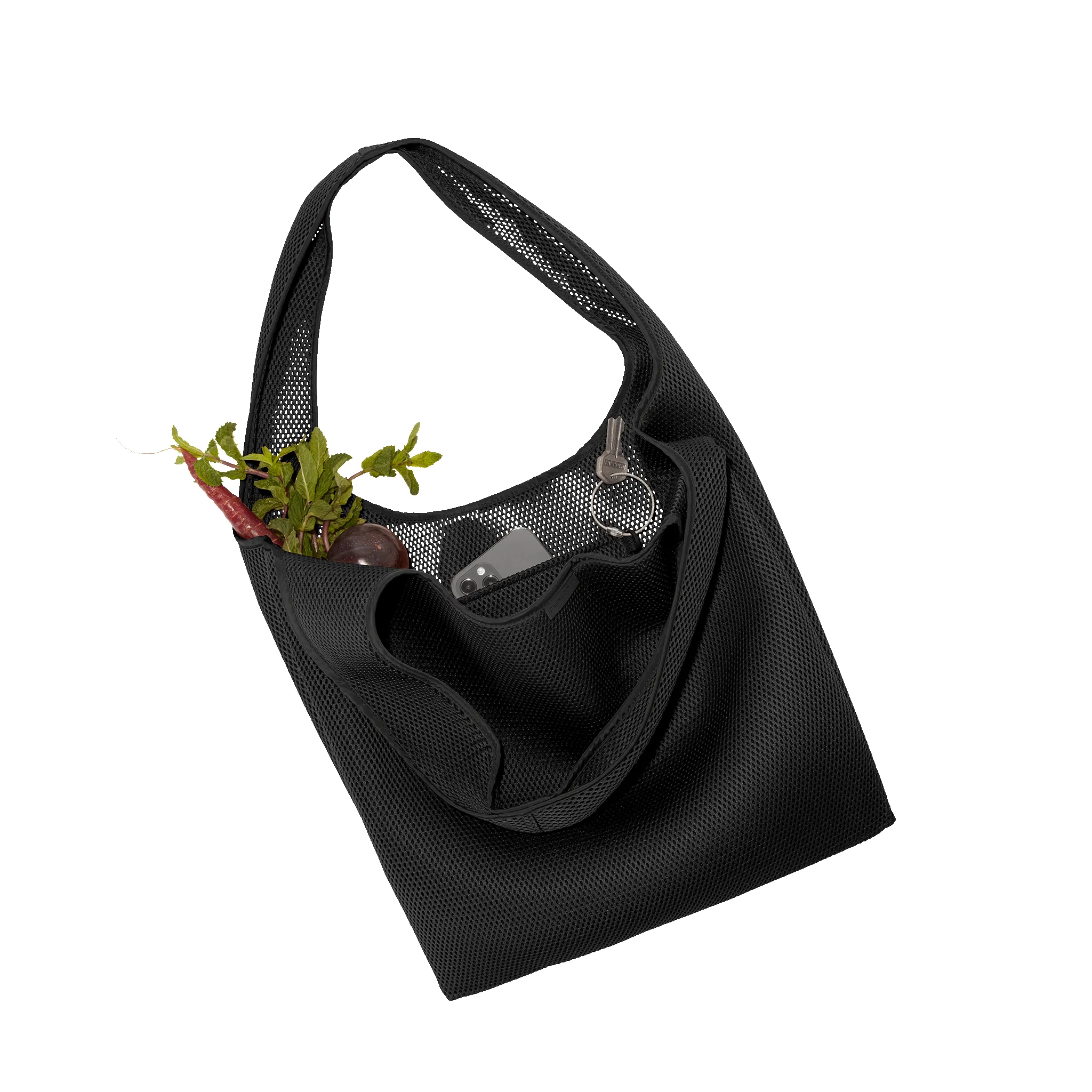 Dash Grocery Tote in Onyx Air Mesh sold by Dagne Dover product image thumbnail 4