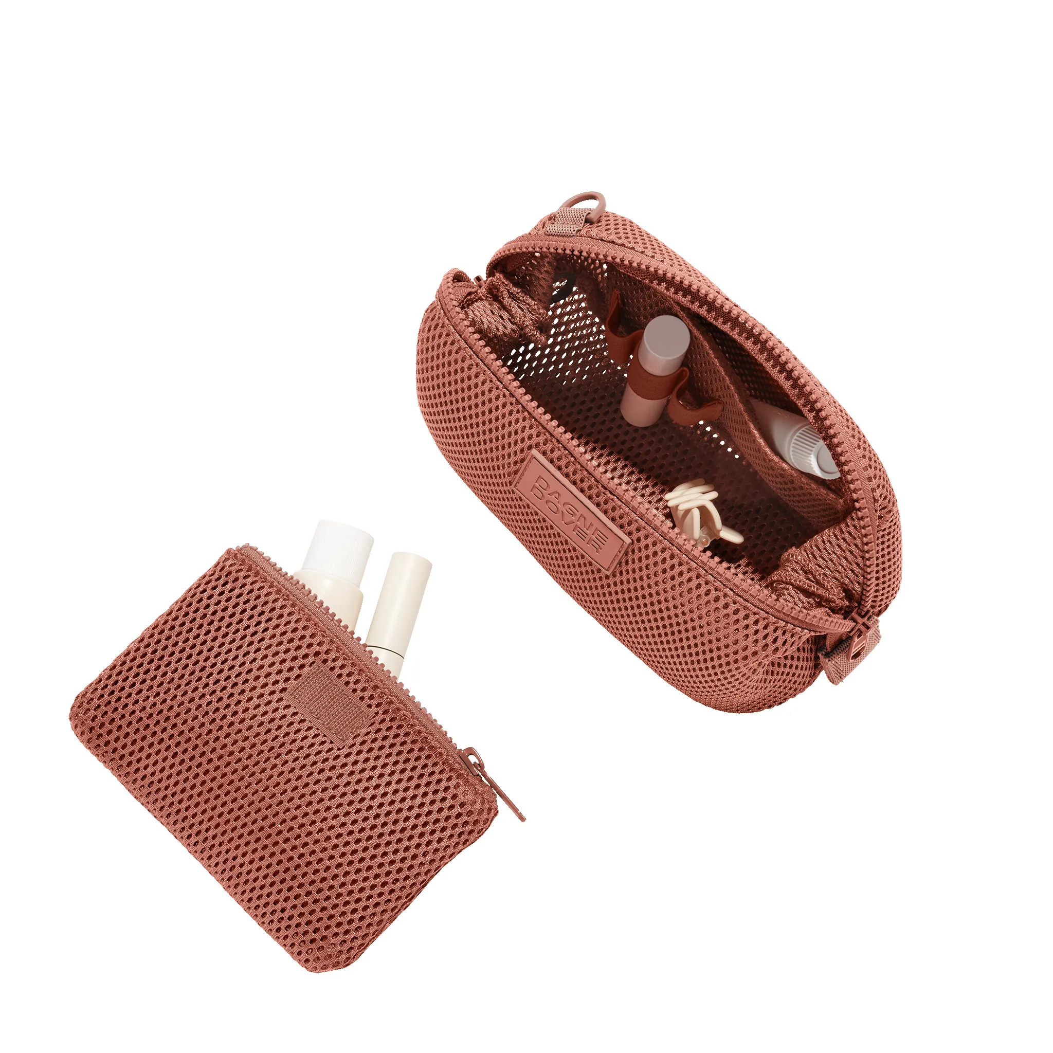 Hunter Toiletry Bag in Warm Dust Air Mesh, Small sold by Dagne Dover product image thumbnail 2