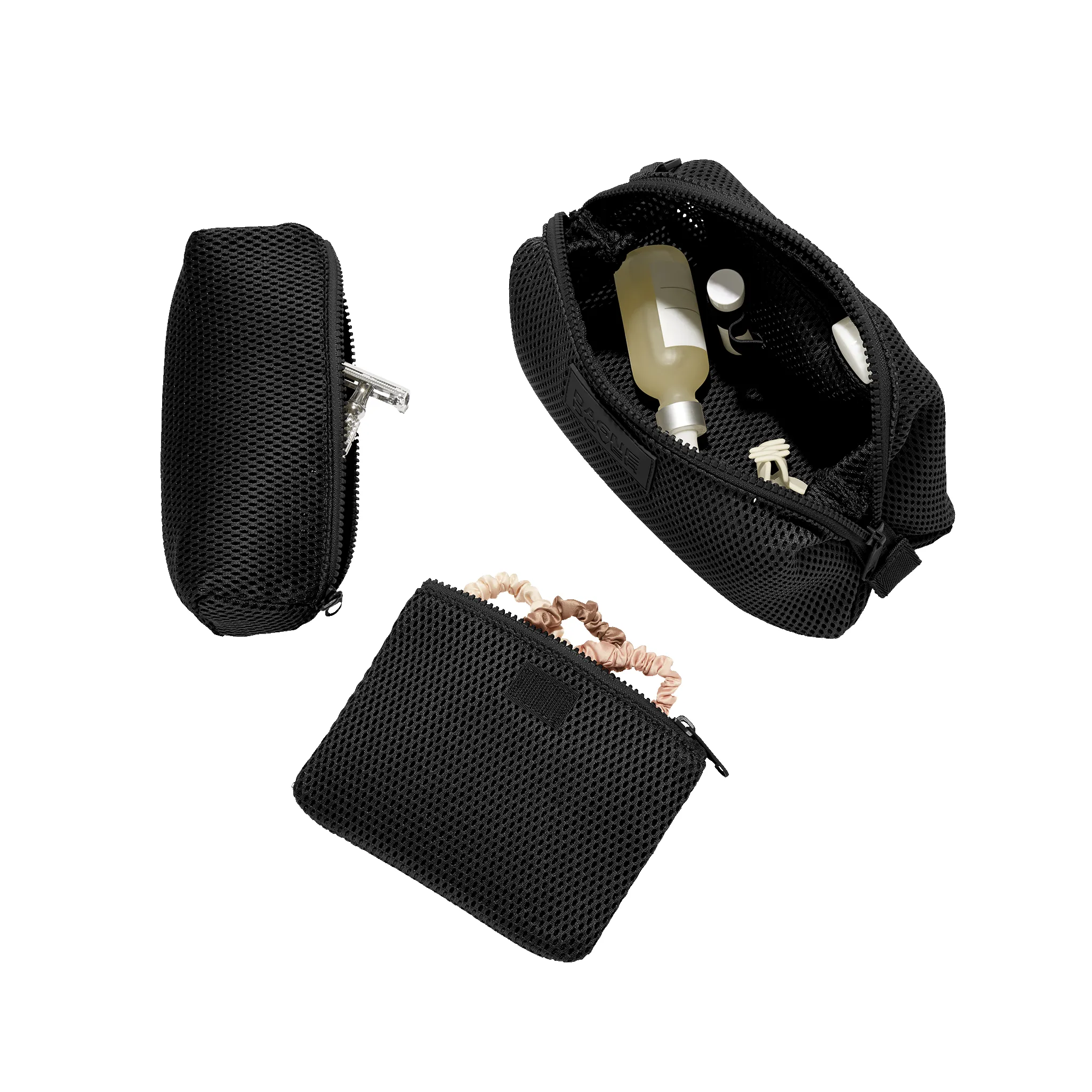 Hunter Toiletry Bag in Onyx Air Mesh, Large sold by Dagne Dover product image thumbnail 2