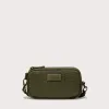 Mara Phone Sling in Dark Moss Air Mesh sold by Dagne Dover
