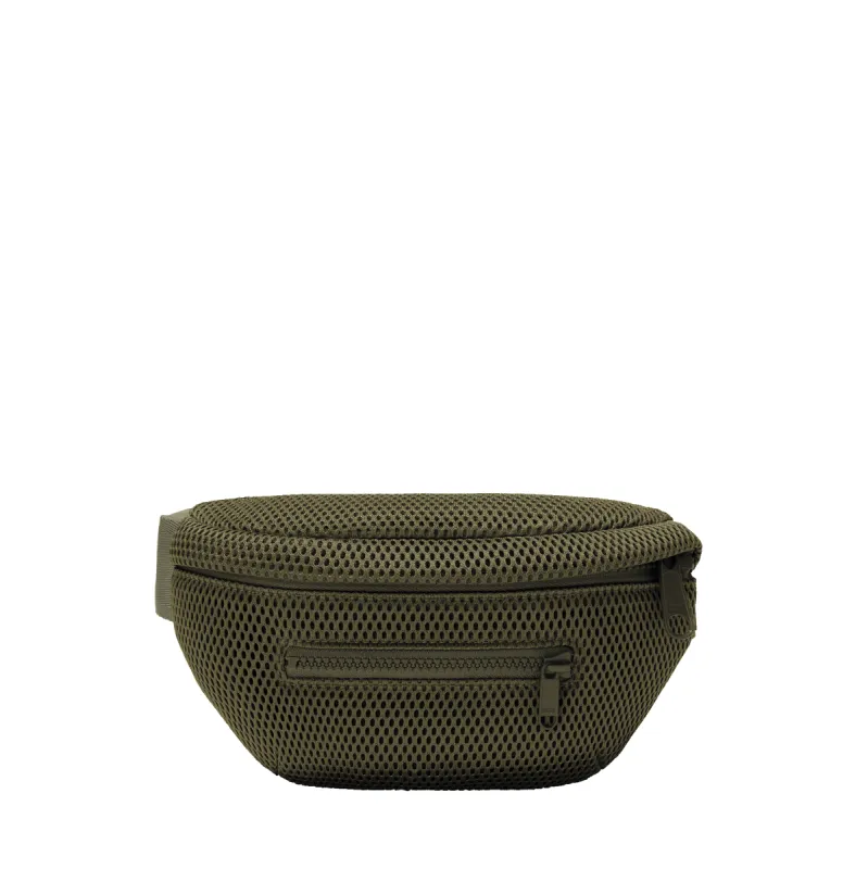 Ace Fanny Pack in Dark Moss Air Mesh sold by Dagne Dover