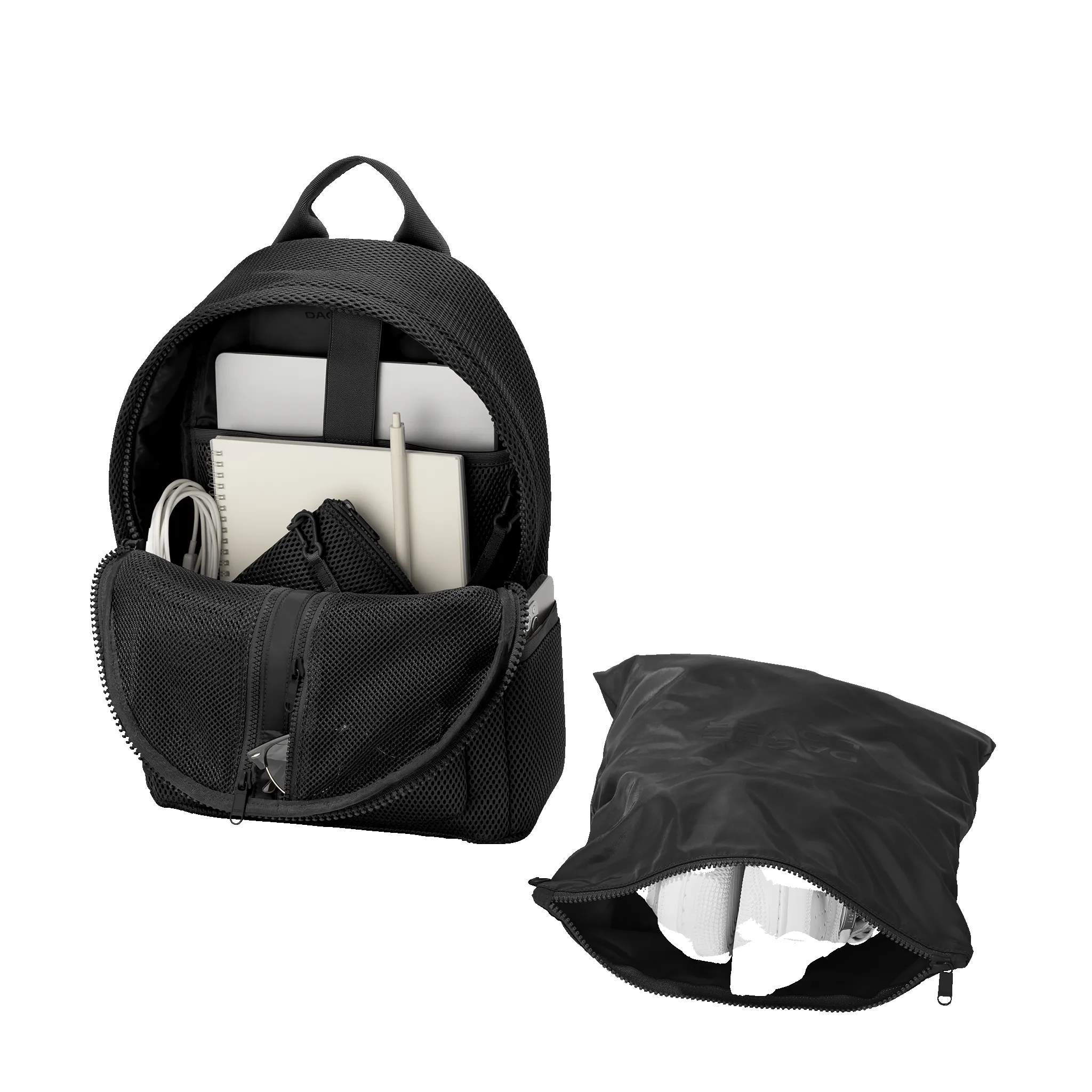 Dakota Backpack in Onyx Air Mesh, Medium sold by Dagne Dover product image thumbnail 2
