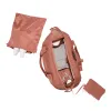 Landon Carryall in Warm Dust Air Mesh, Large sold by Dagne Dover