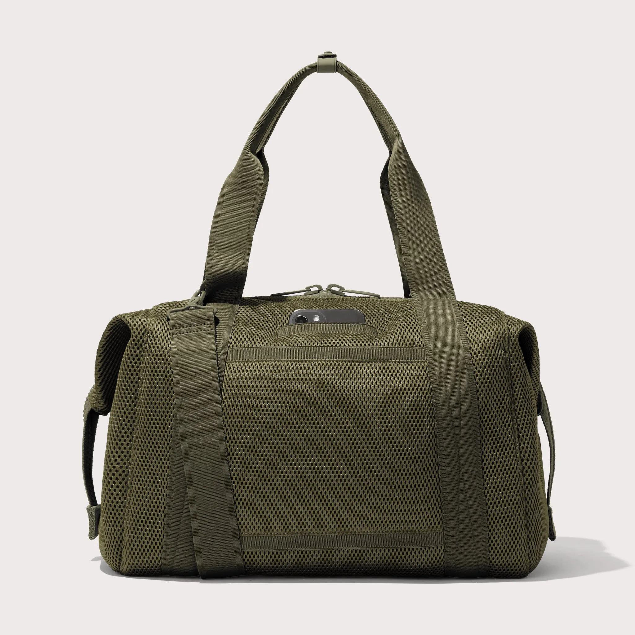 Landon Carryall in Dark Moss Air Mesh, Large sold by Dagne Dover product image thumbnail 5