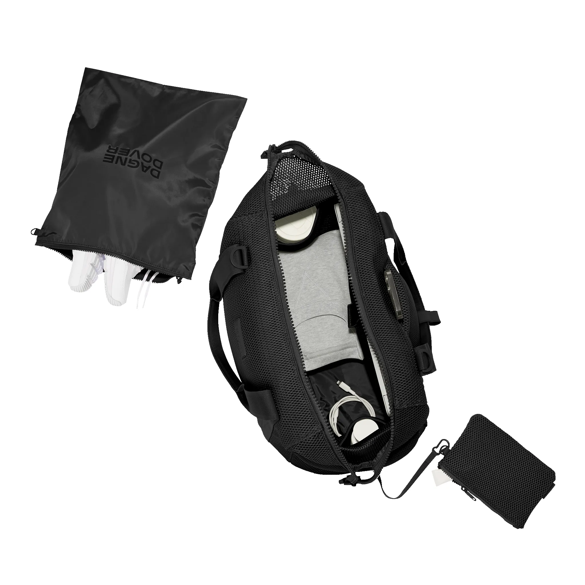 Landon Carryall in Onyx Air Mesh, Large sold by Dagne Dover product image thumbnail 2