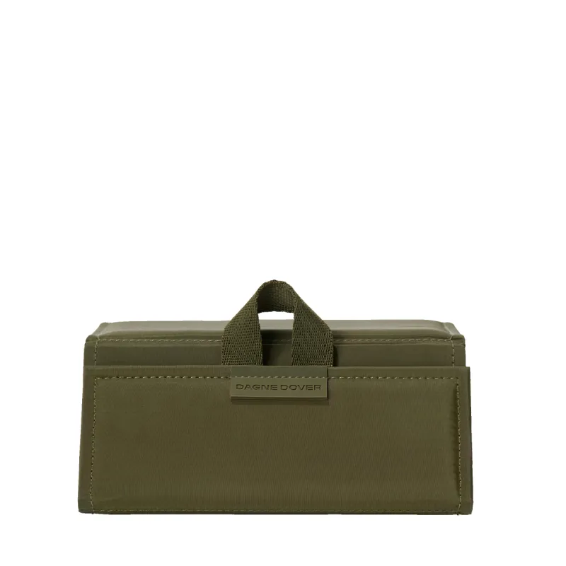 Remi Glasses Case in Dark Moss sold by Dagne Dover