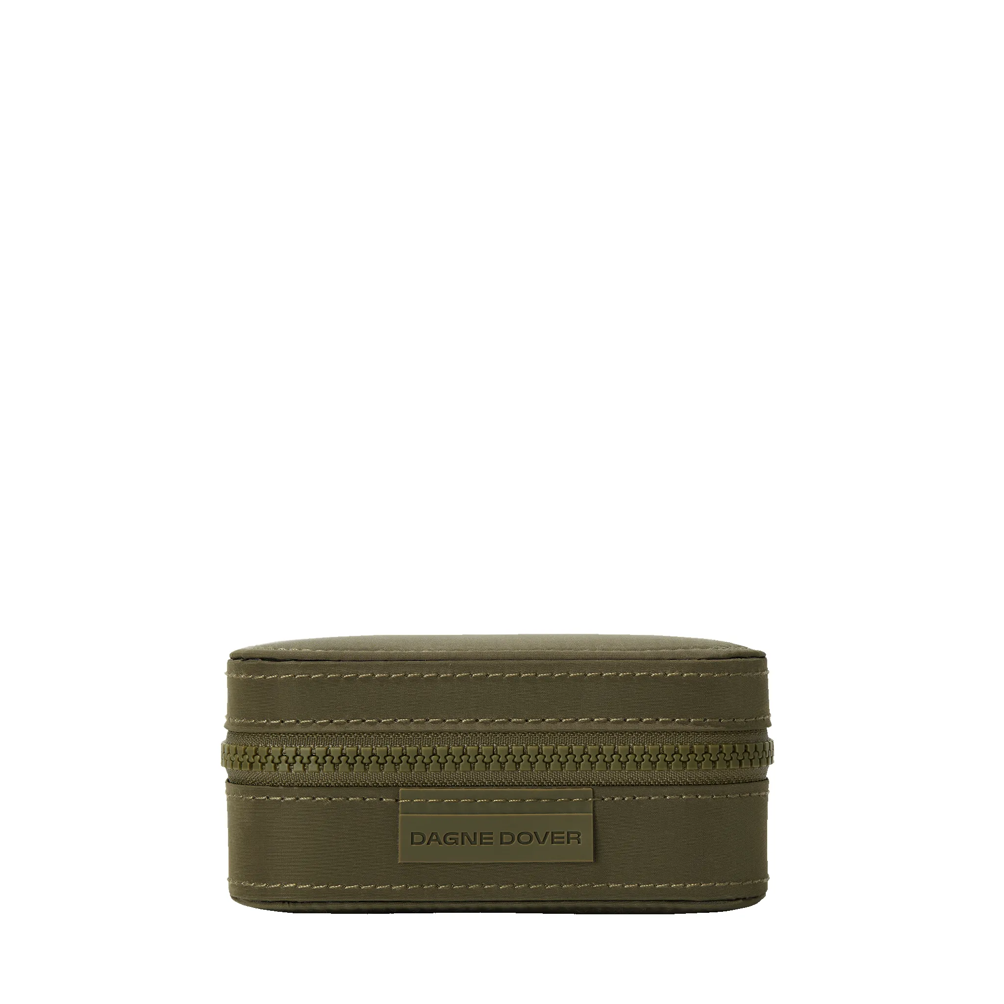 Frankie Jewelry Case in Dark Moss, Small sold by Dagne Dover product image thumbnail 2