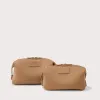 Hunter Toiletry Bag in Camel, Large sold by Dagne Dover