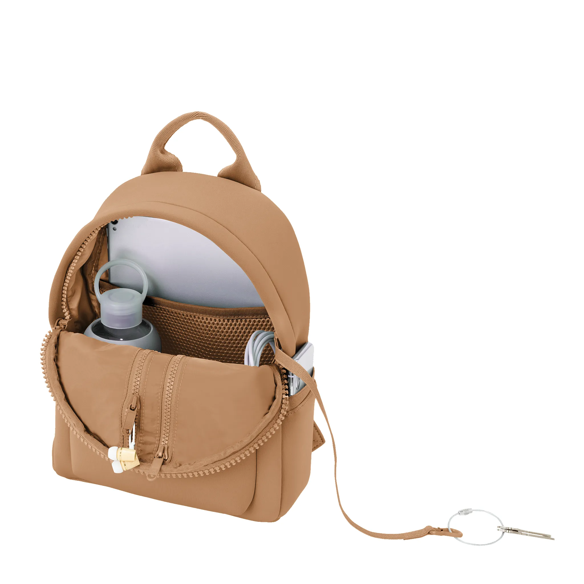 Dakota Backpack in Camel, Small sold by Dagne Dover product image thumbnail 2