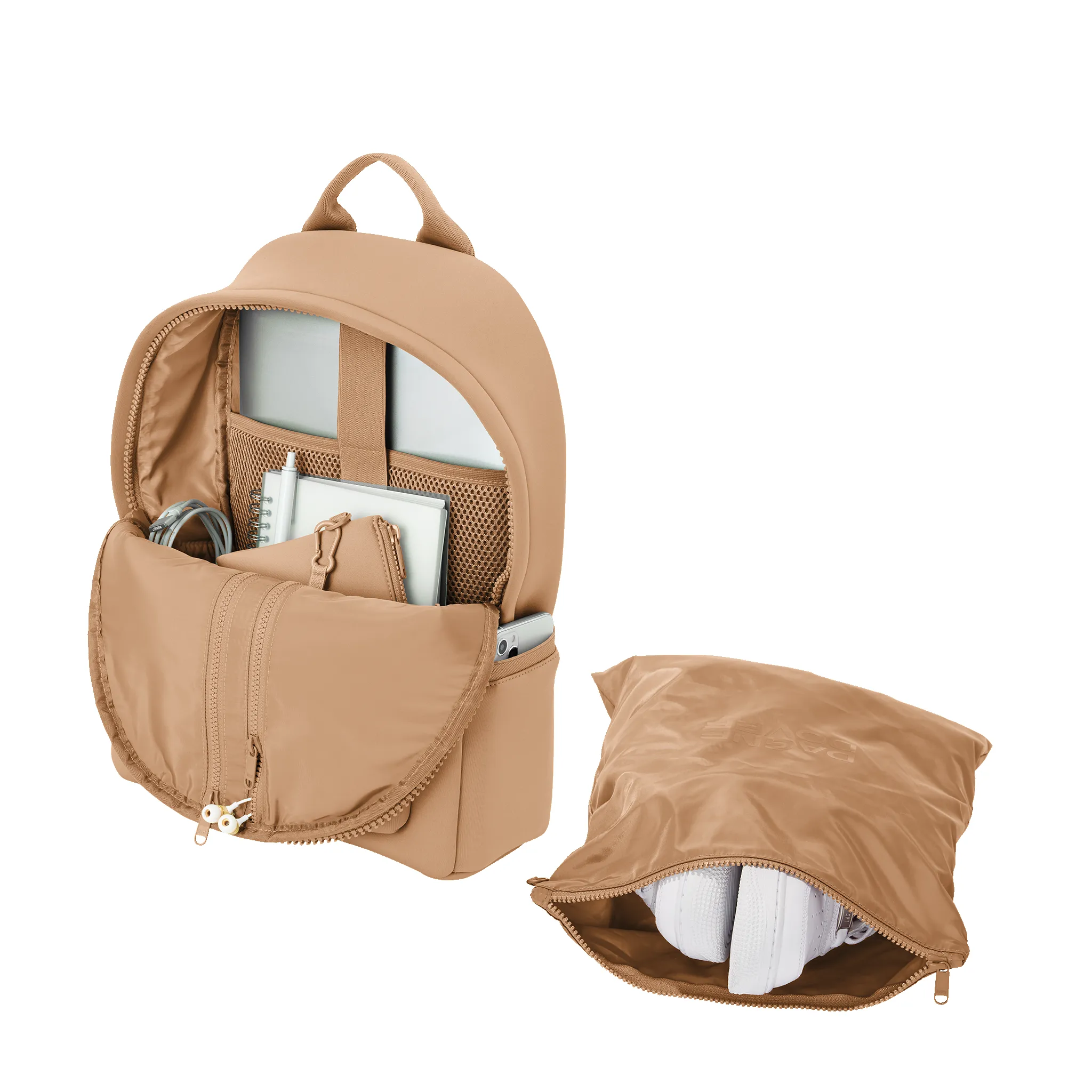 Dakota Backpack in Camel, Medium sold by Dagne Dover product image thumbnail 2