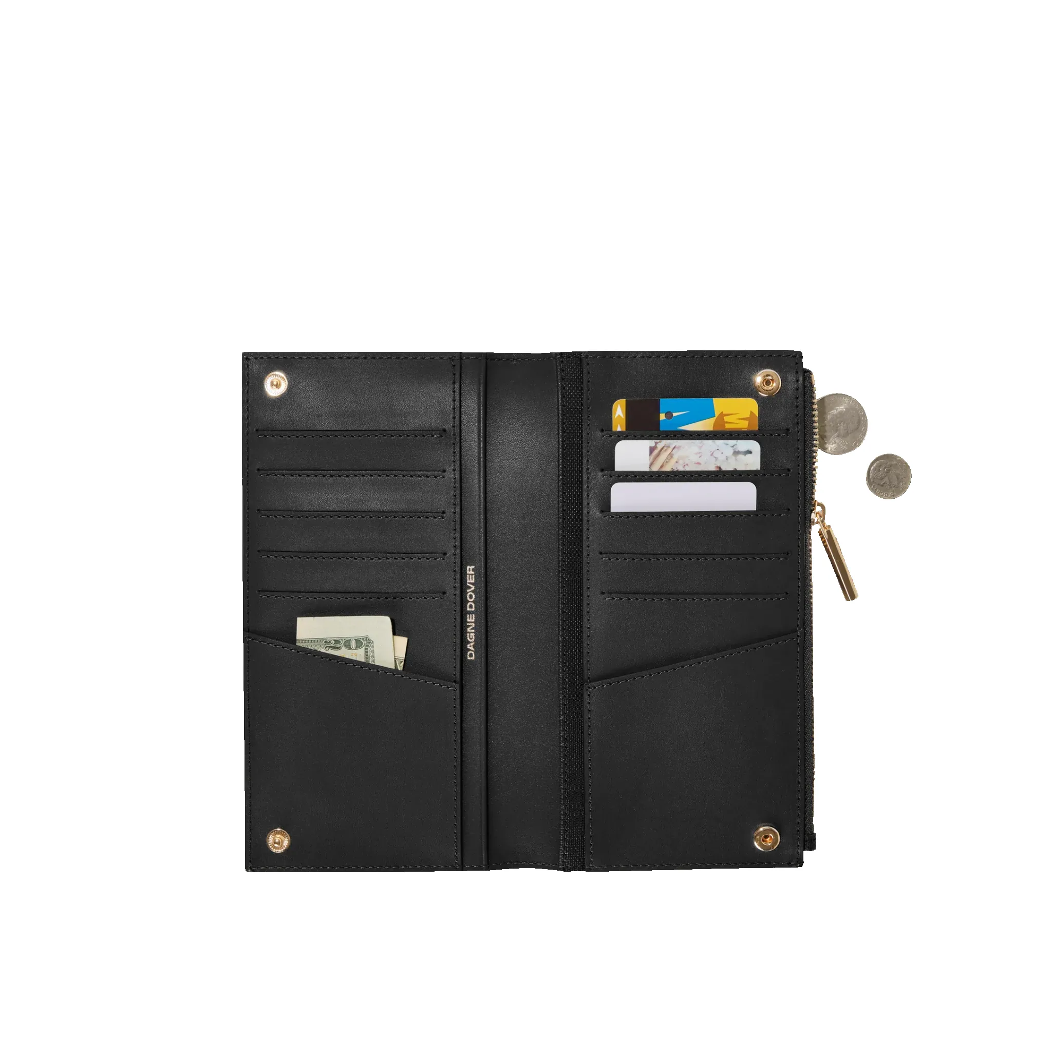 Slim Wallet in Onyx sold by Dagne Dover product image thumbnail 4
