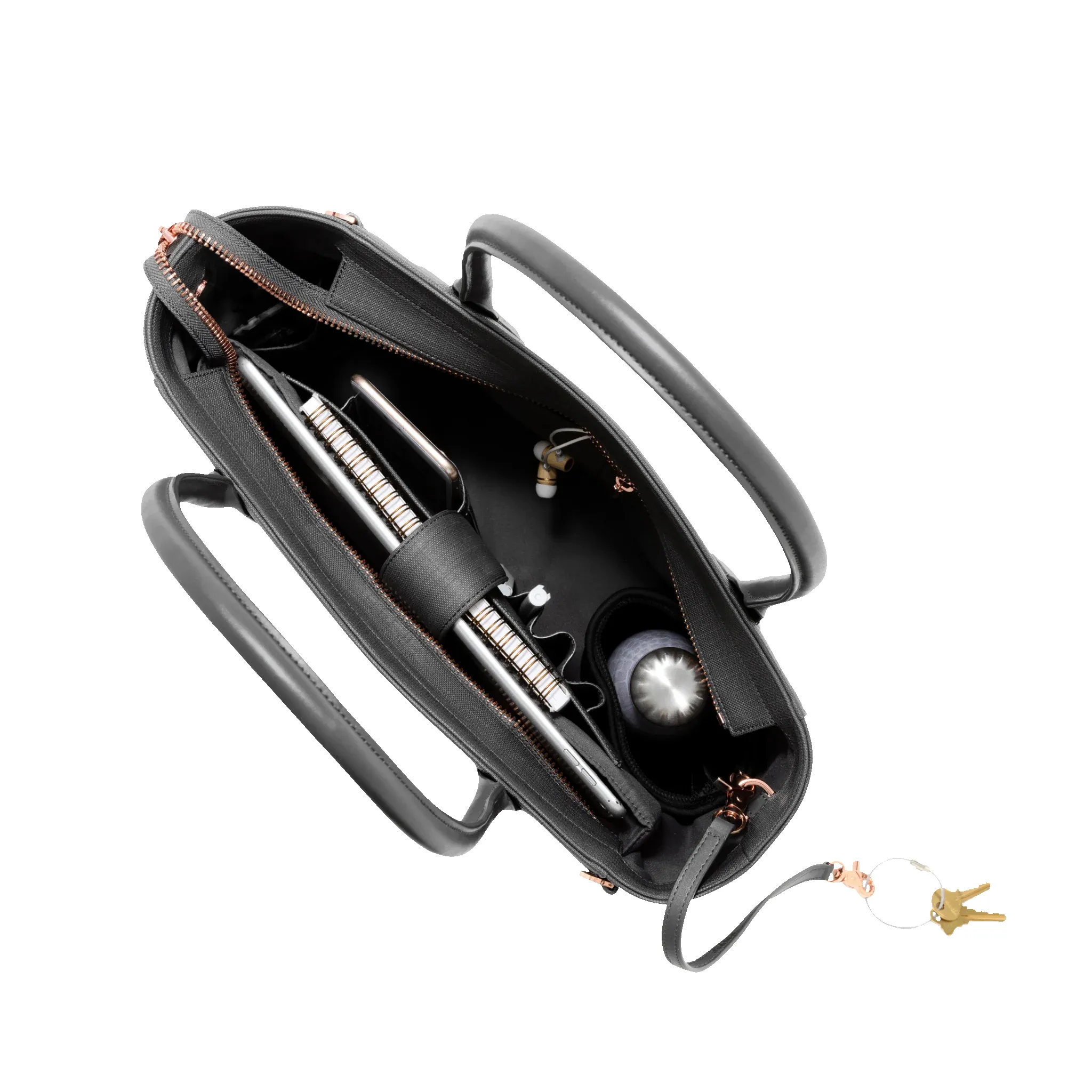 Signature Tote in Graphite, Classic sold by Dagne Dover product image thumbnail 3