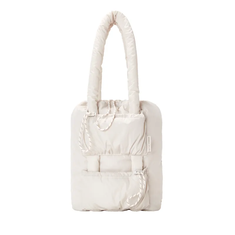 Kal Drawstring Tote in Moonbeam sold by Dagne Dover