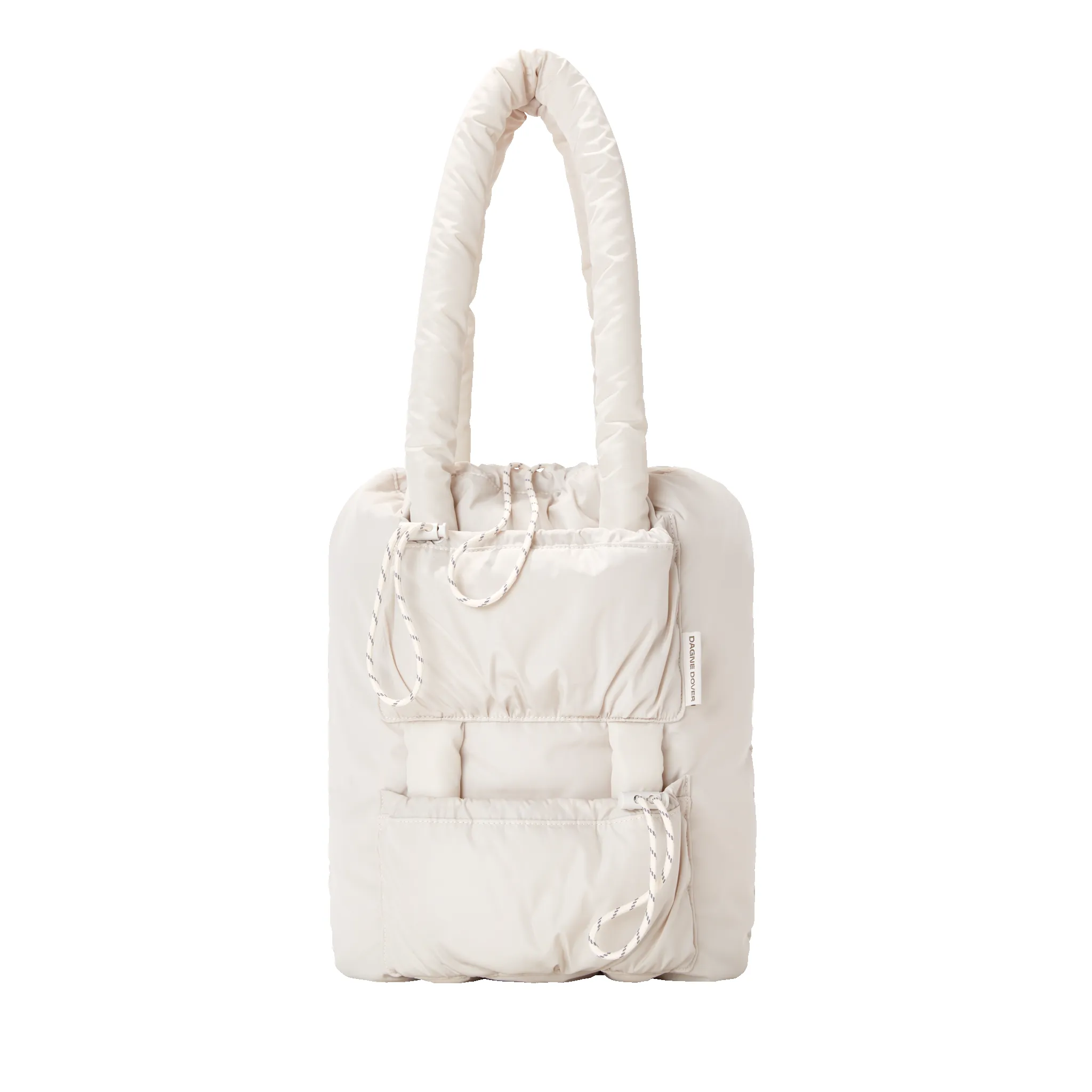 Kal Drawstring Tote in Moonbeam sold by Dagne Dover