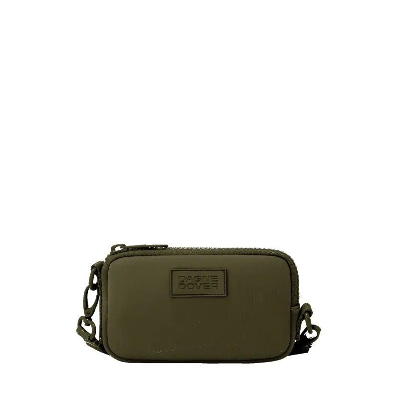 Mara Phone Sling in Dark Moss sold by Dagne Dover