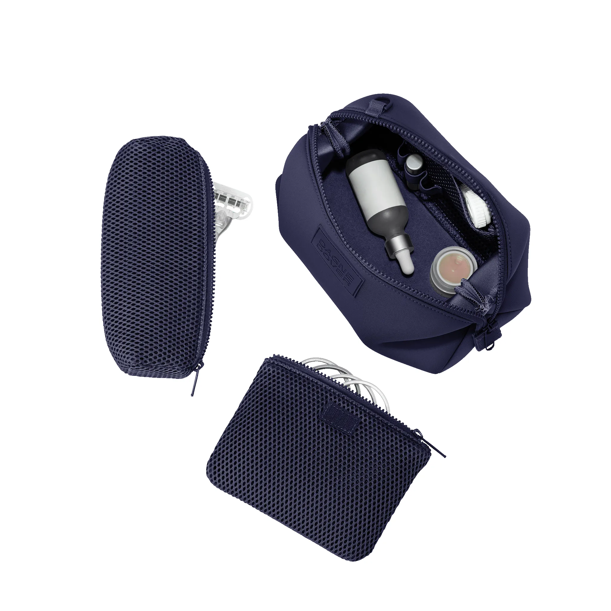 Hunter Toiletry Bag in Storm, Large sold by Dagne Dover product image thumbnail 2