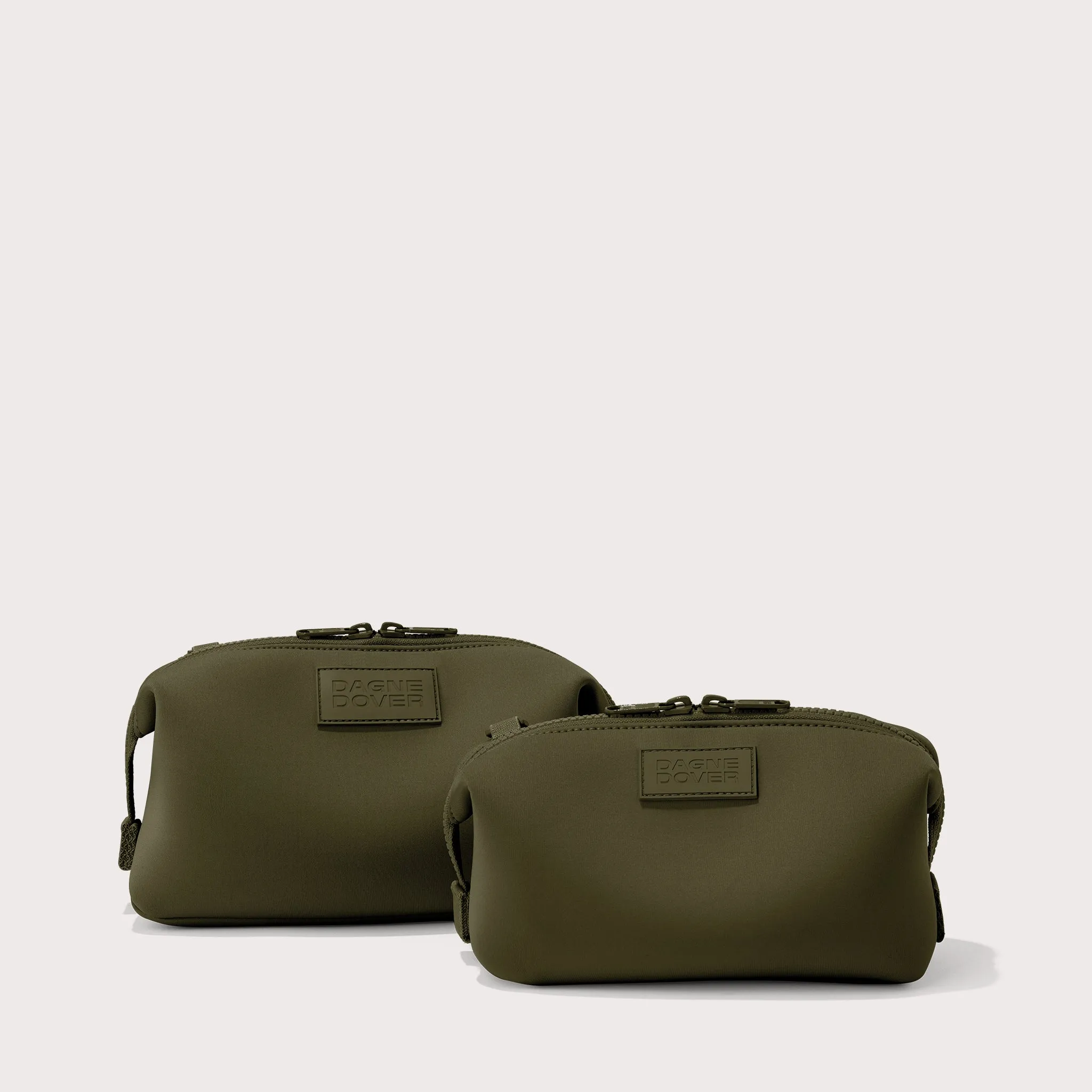 Hunter Toiletry Bag in Dark Moss, Small sold by Dagne Dover product image thumbnail 4