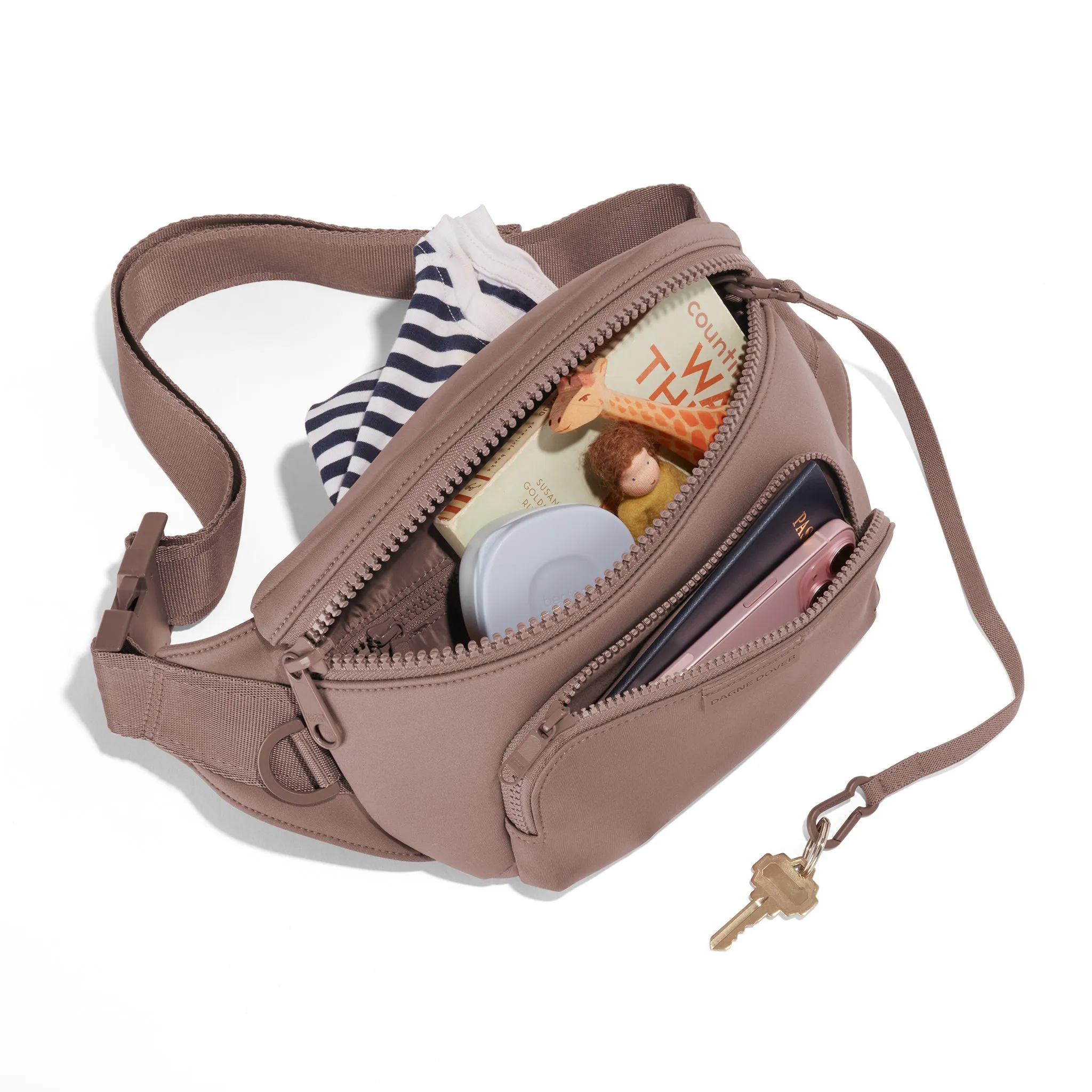 Jax Large Fanny Pack in Dune sold by Dagne Dover product image thumbnail 4