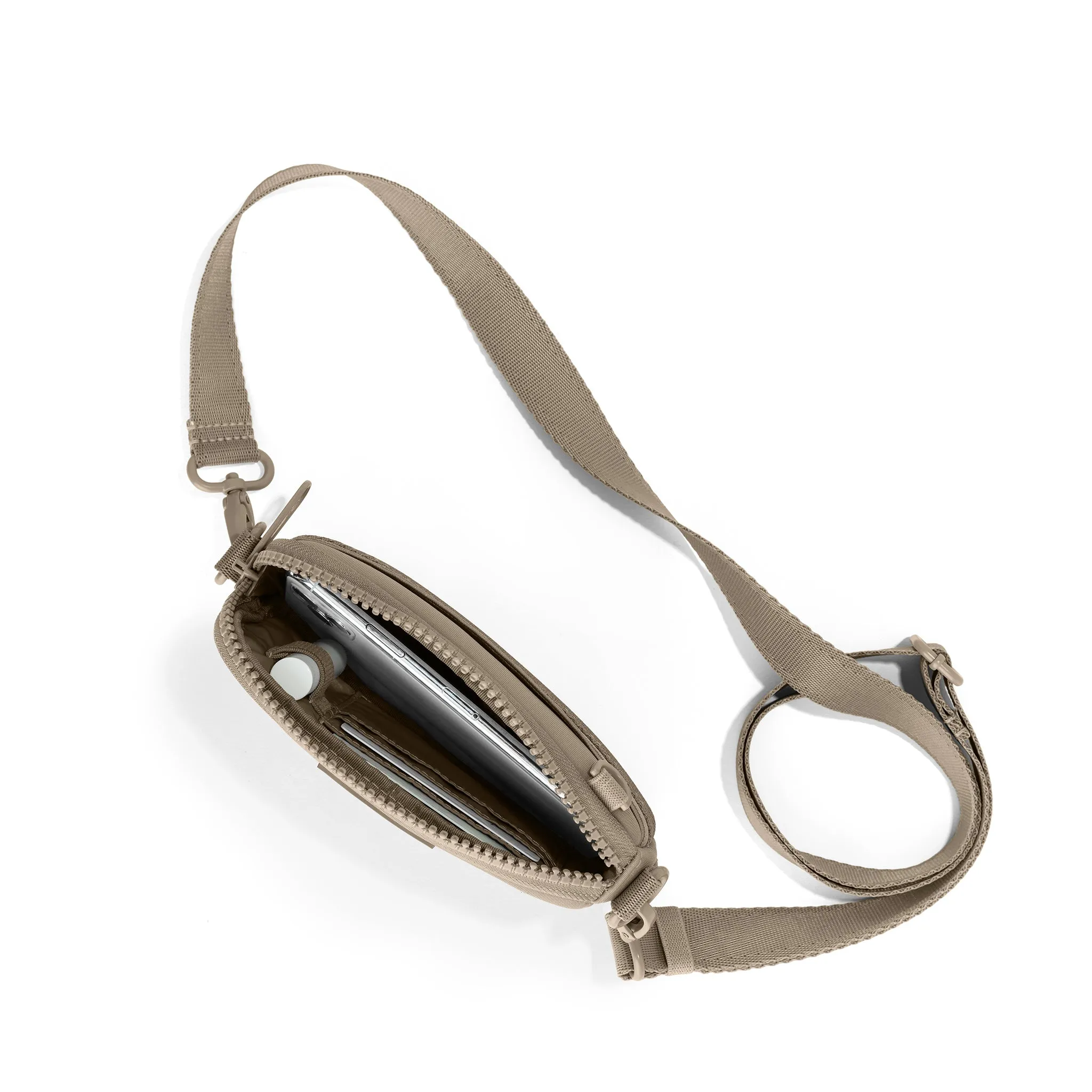 Mara Phone Sling in Khaki sold by Dagne Dover product image thumbnail 4