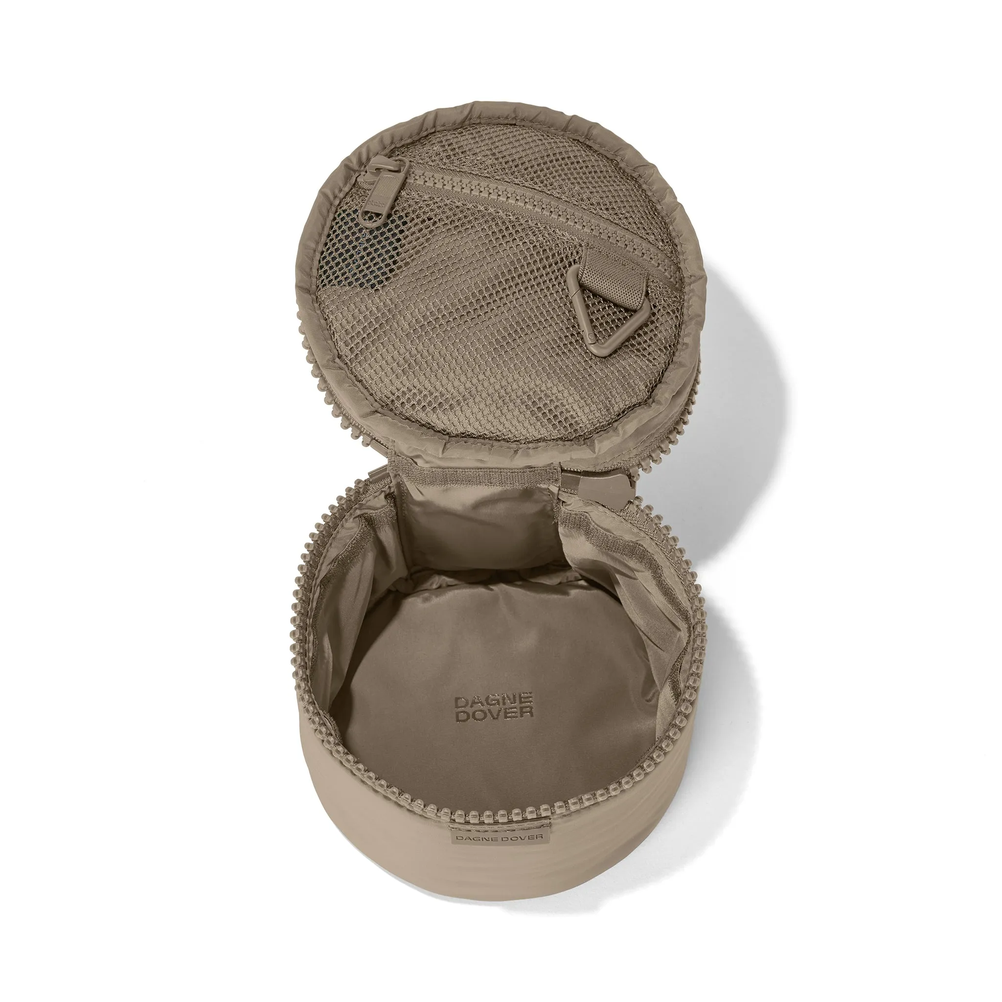 Mila Toiletry Organizer in Khaki, Small sold by Dagne Dover product image thumbnail 5