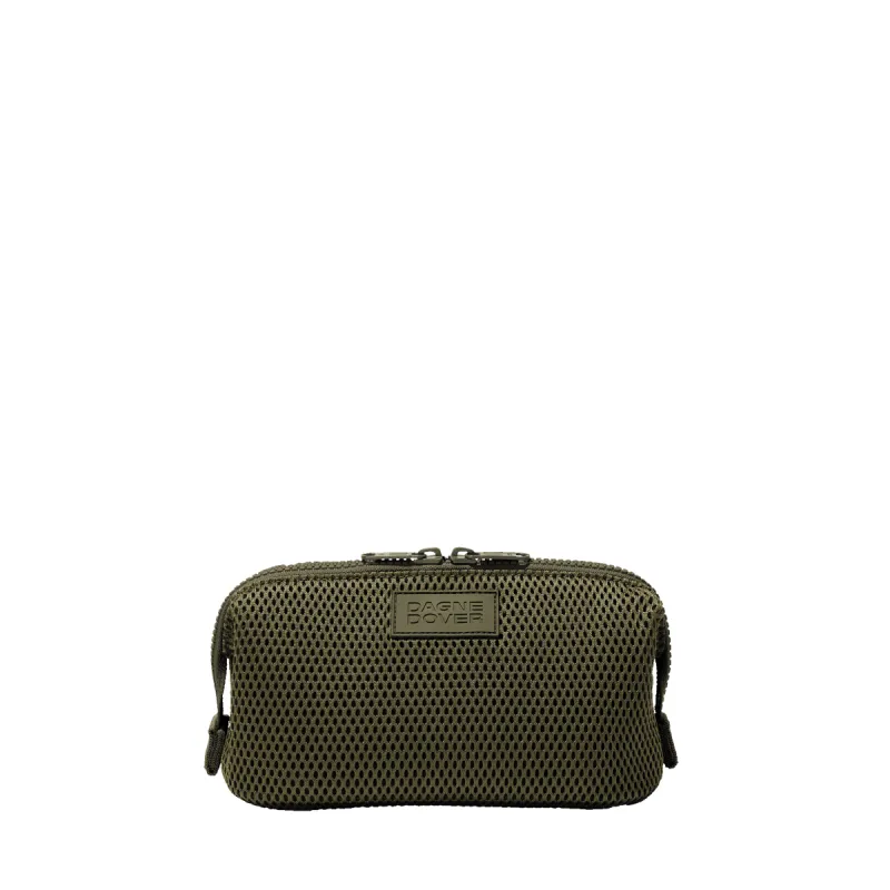 Hunter Toiletry Bag in Dark Moss Air Mesh, Small sold by Dagne Dover