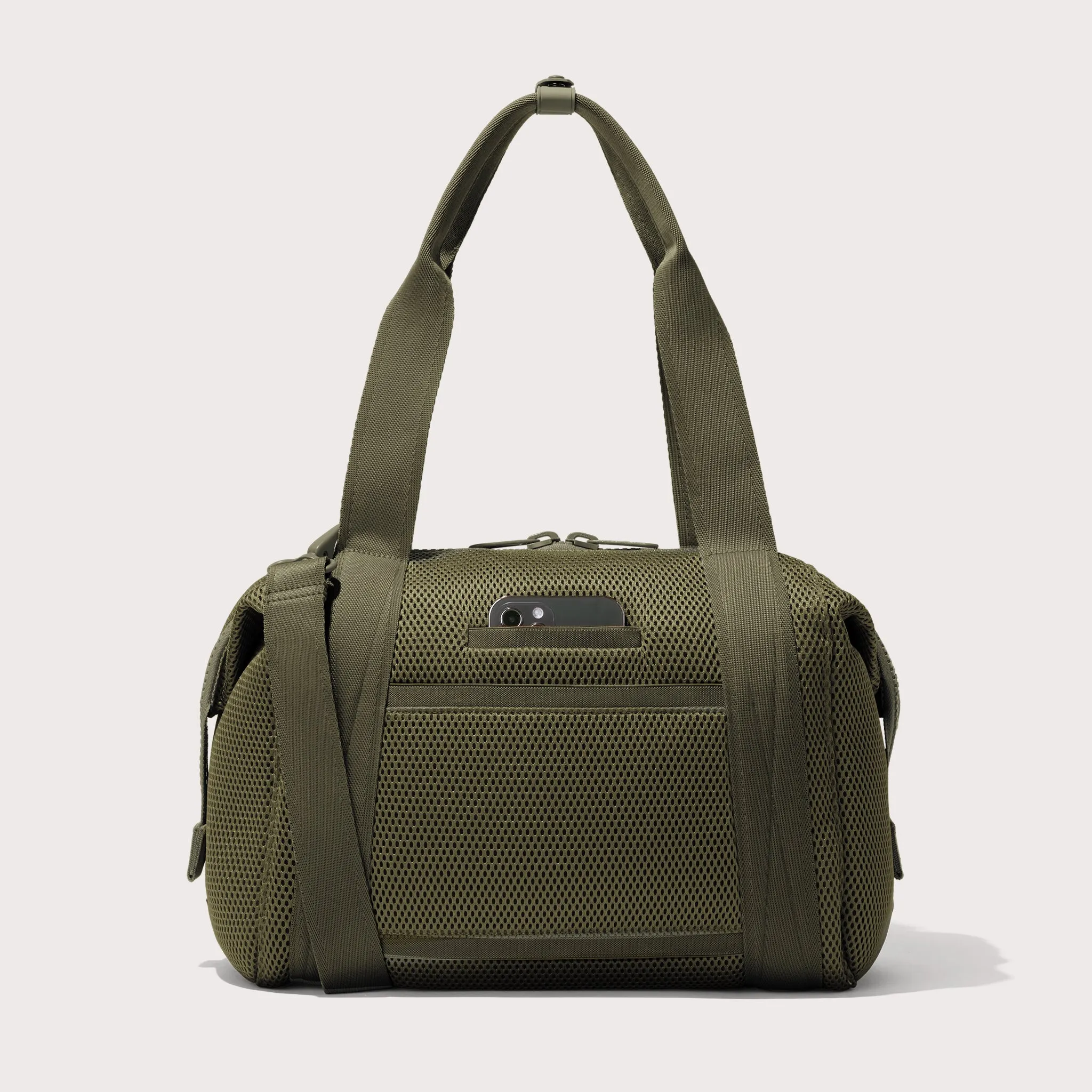 Landon Carryall in Dark Moss Air Mesh, Medium sold by Dagne Dover product image thumbnail 5