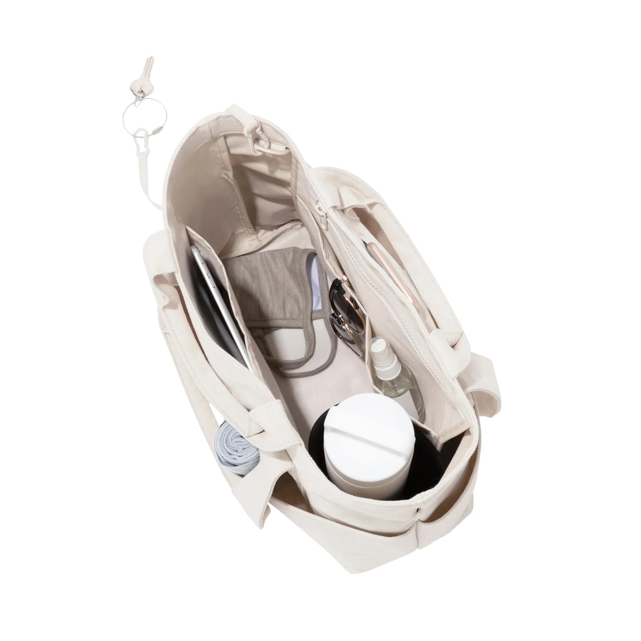 Vida Organic Cotton Tote in Natural, Small sold by Dagne Dover product image thumbnail 5