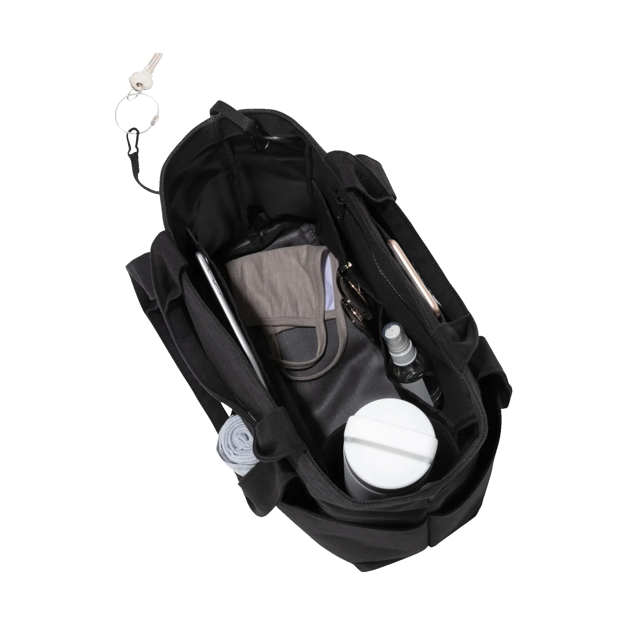 Vida Organic Cotton Tote in Onyx, Small sold by Dagne Dover product image thumbnail 5