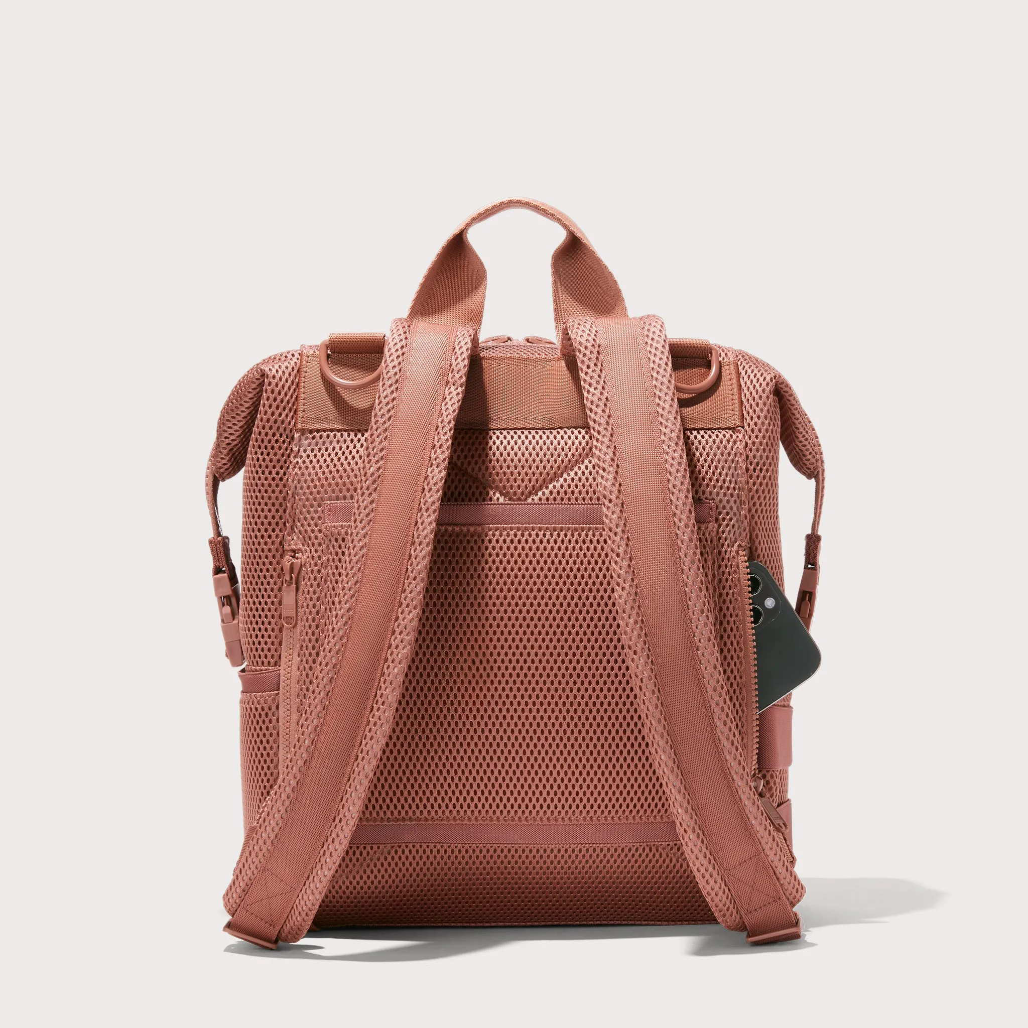 Indi Diaper Backpack in Warm Dust Air Mesh, Medium sold by Dagne Dover product image thumbnail 5