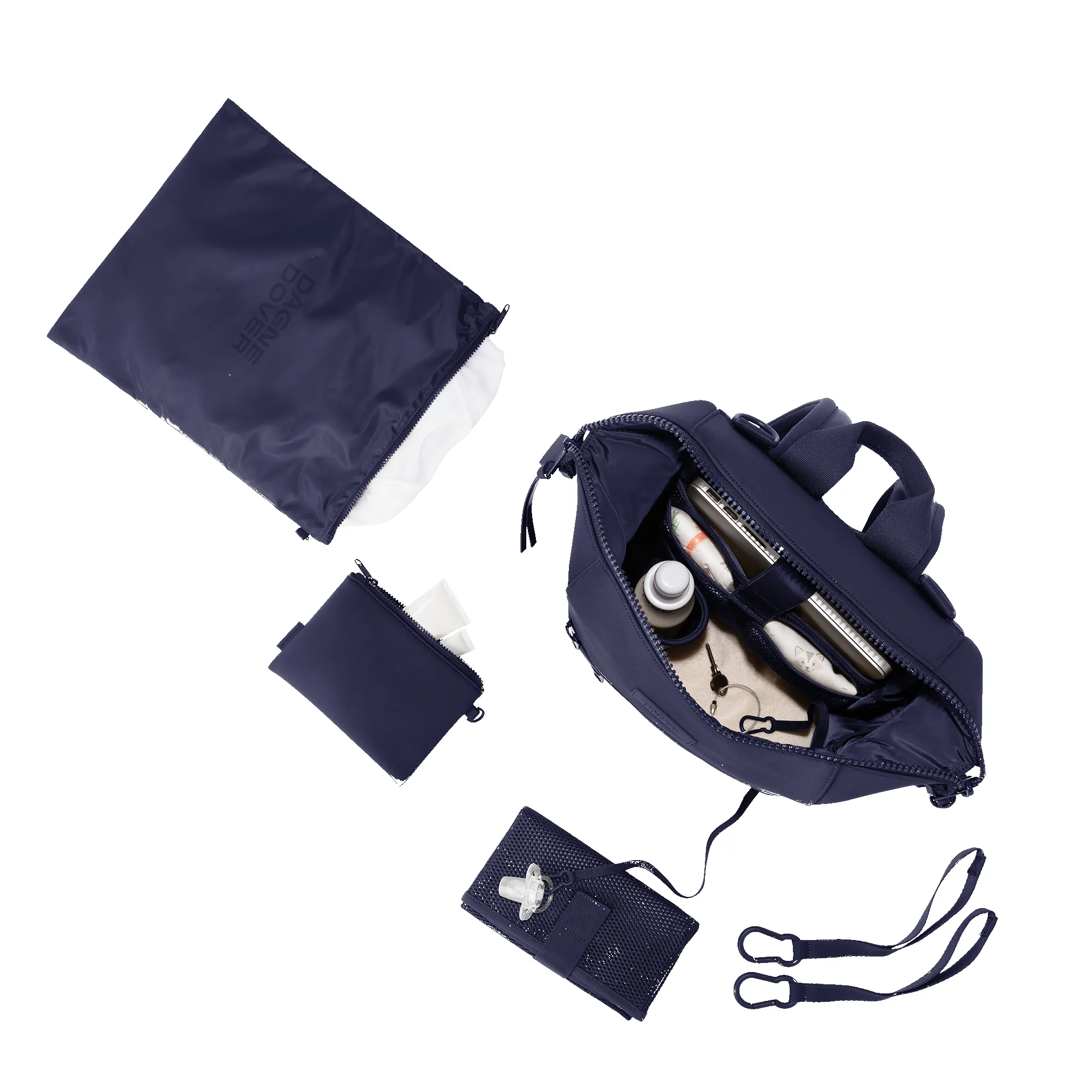 Indi Diaper Backpack in Storm, Medium sold by Dagne Dover product image thumbnail 2