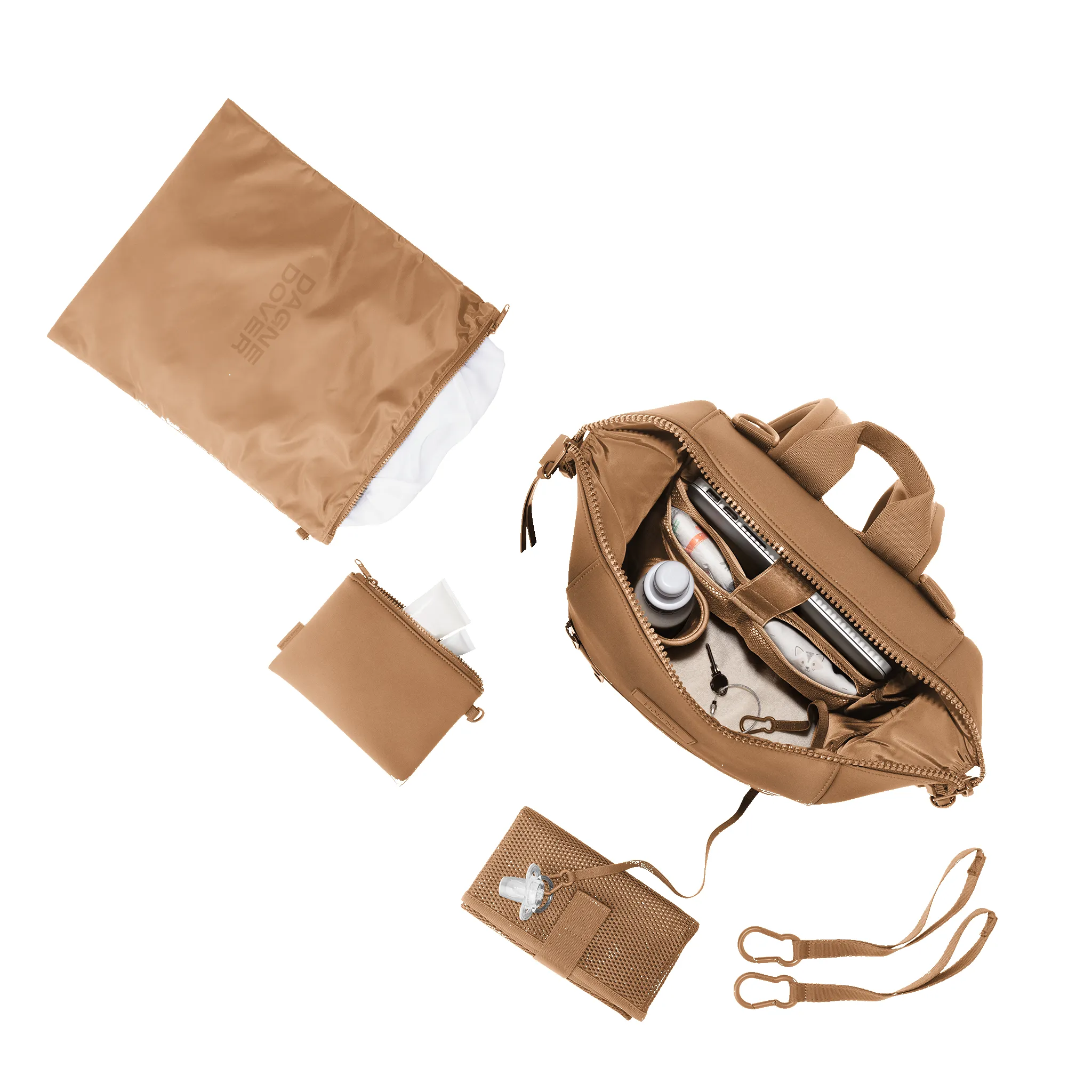 Indi Diaper Backpack in Camel, Medium sold by Dagne Dover product image thumbnail 2