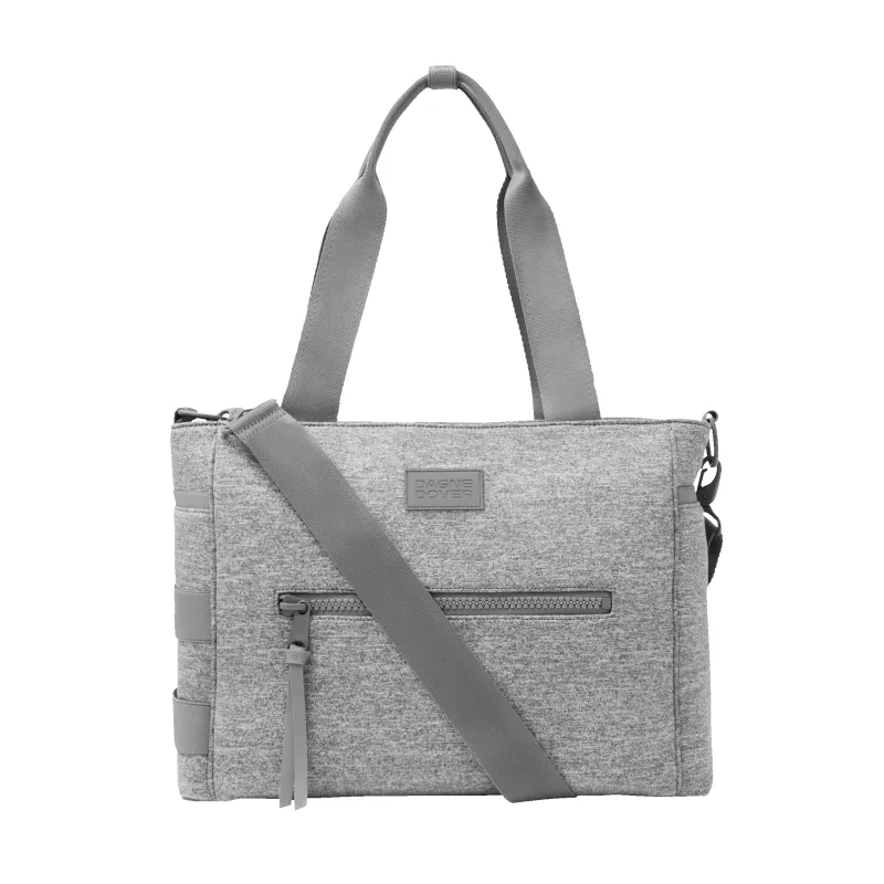 Wade Diaper Tote in Heather Grey sold by Dagne Dover