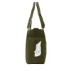 Wade Diaper Tote in Dark Moss sold by Dagne Dover