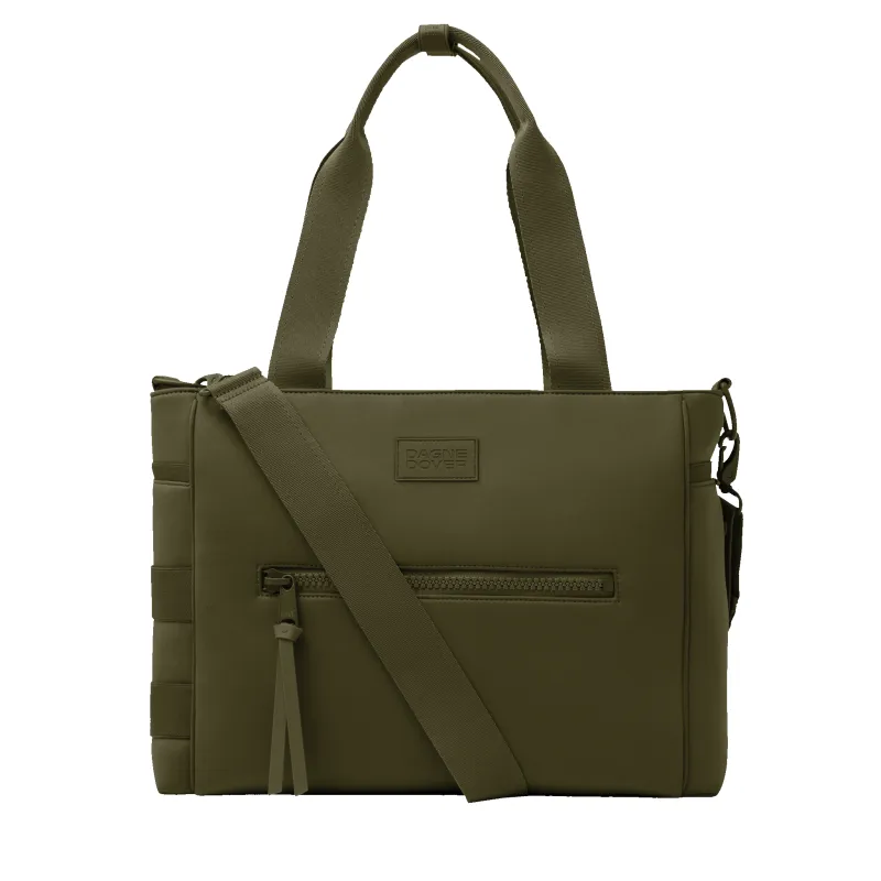 Wade Diaper Tote in Dark Moss sold by Dagne Dover