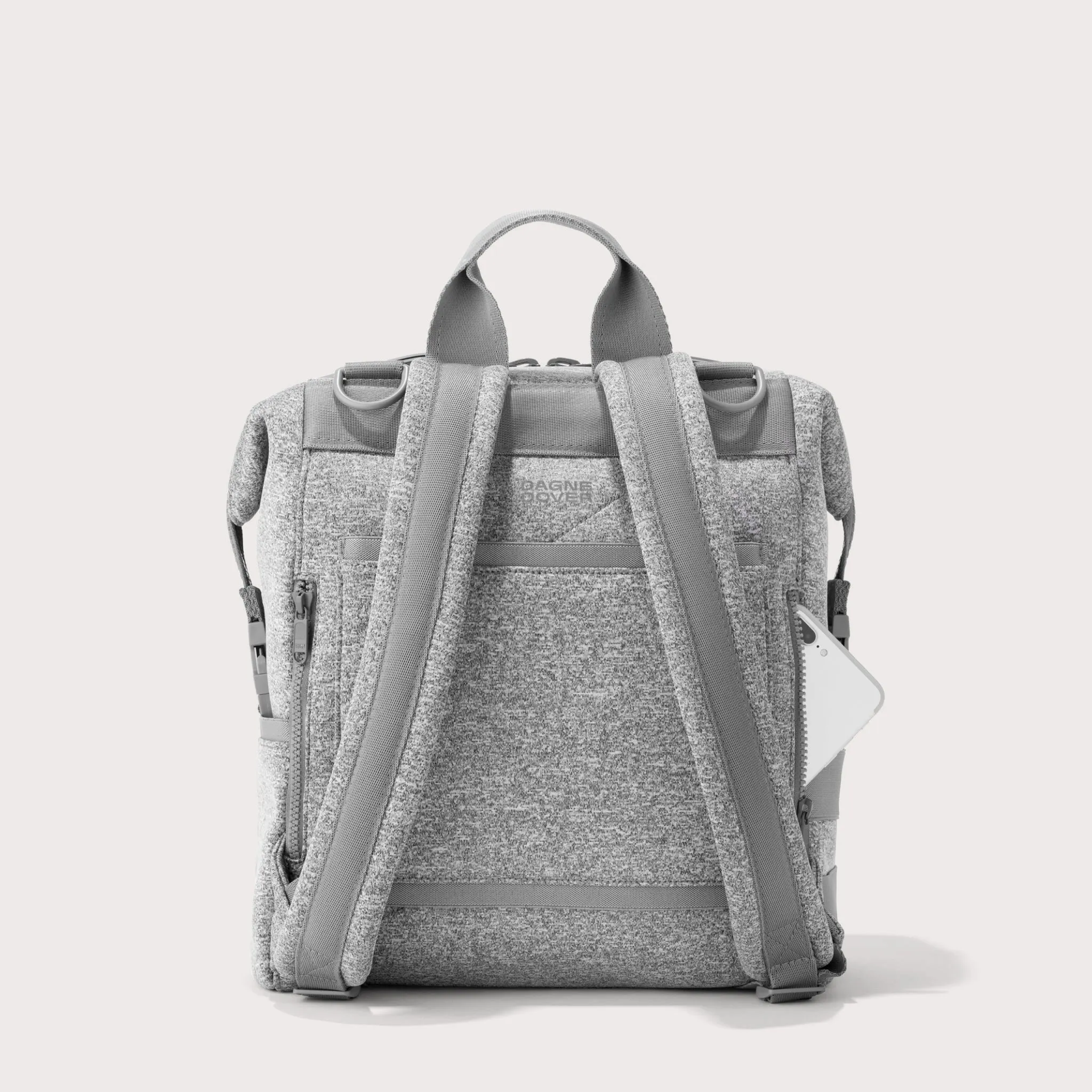 Indi Diaper Backpack in Heather Grey, Medium sold by Dagne Dover product image thumbnail 5