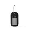 Lima Silicone Luggage Tag in Personalized Onyx sold by Dagne Dover