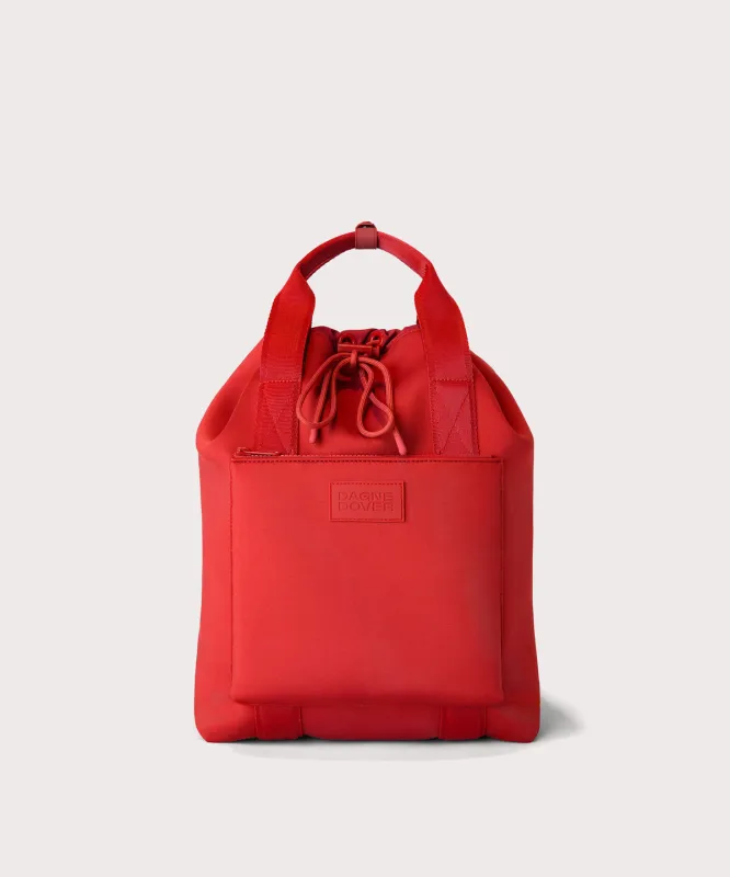 Rhys Backpack in Cherry made by Dagne Dover