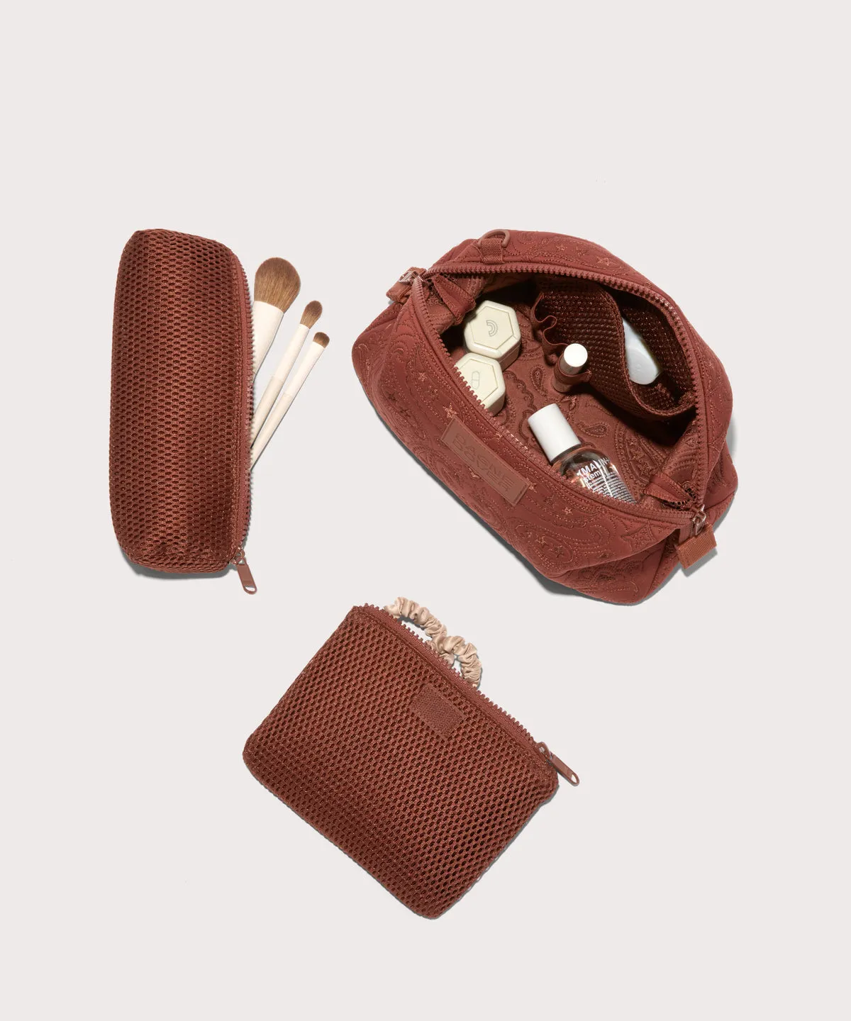 Hunter Toiletry Bag in Sweet Tea Paisley, Large sold by Dagne Dover product image thumbnail 2