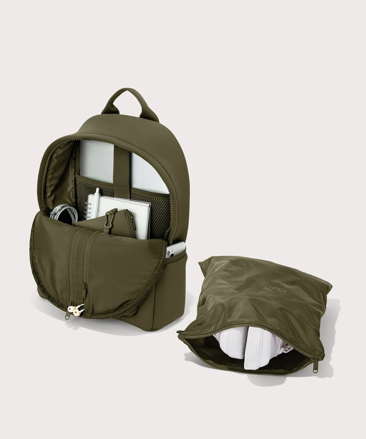 Dakota Backpack in Dark Moss, Medium sold by Dagne Dover product image thumbnail 2
