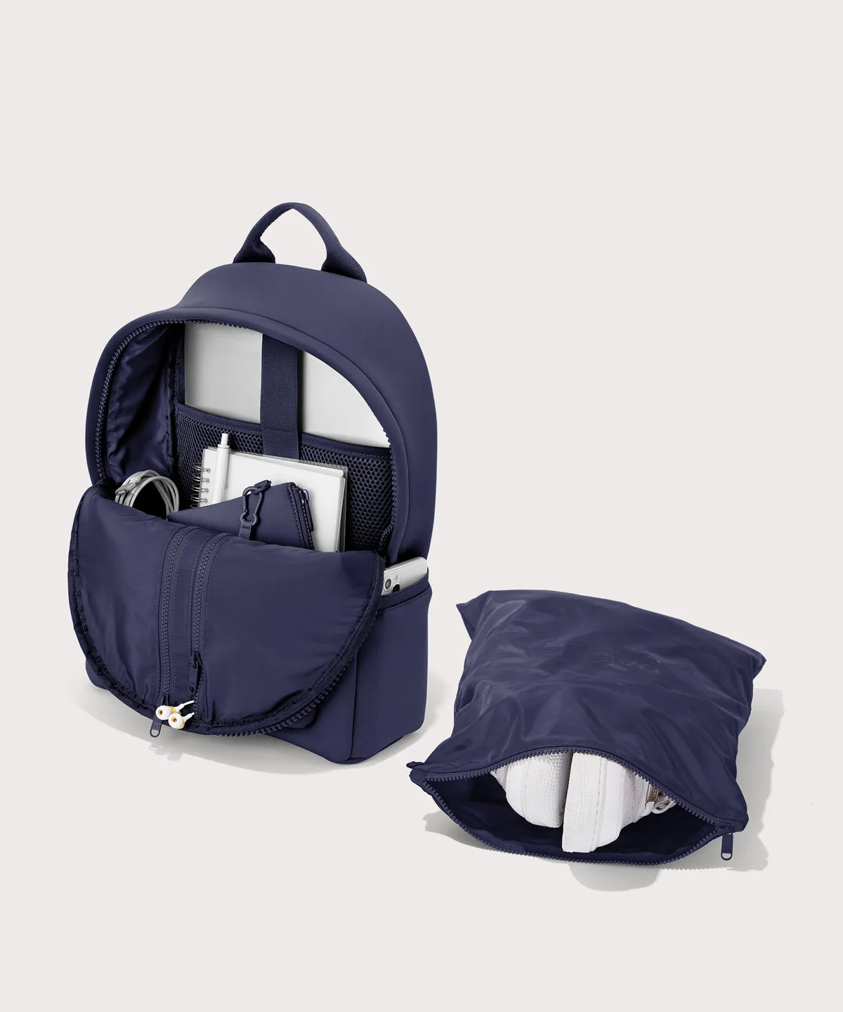 Dakota Backpack in Storm, Medium sold by Dagne Dover product image thumbnail 2