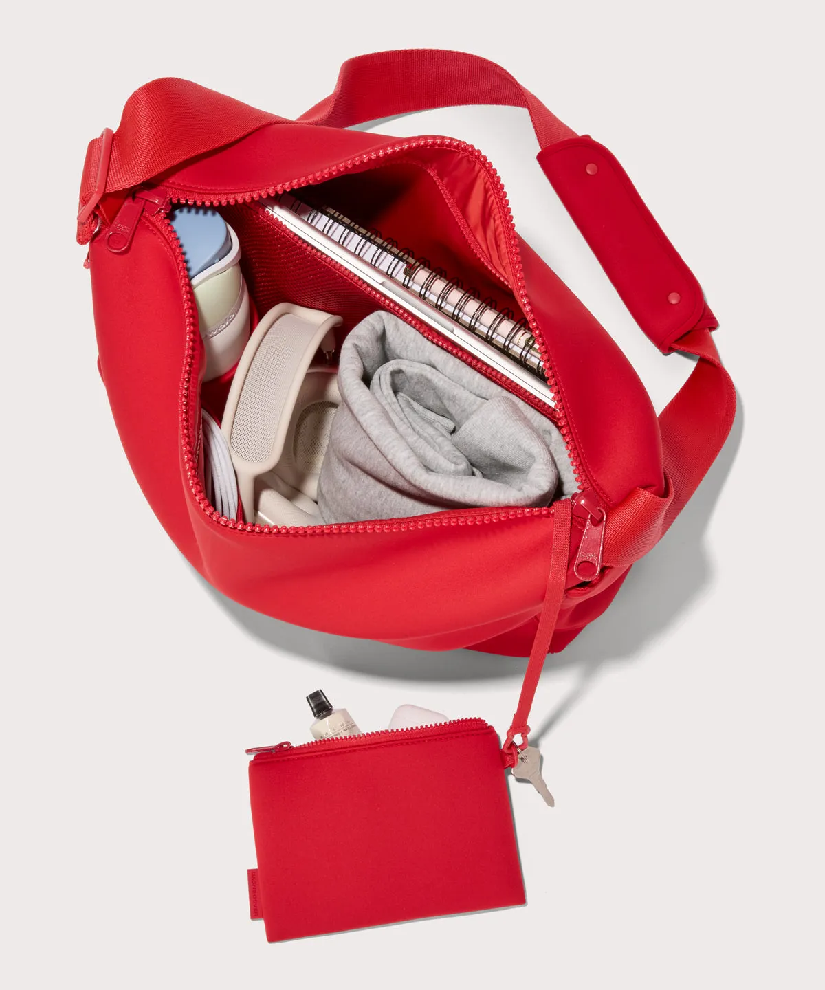 Enzo Messenger Bag in Cherry sold by Dagne Dover product image thumbnail 2