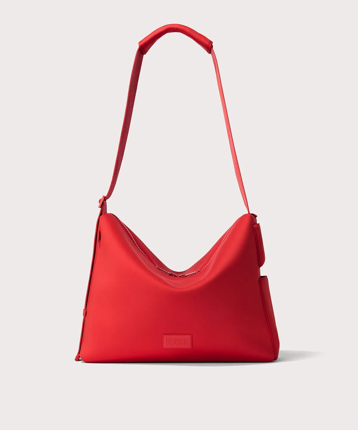 Enzo Messenger Bag in Cherry sold by Dagne Dover