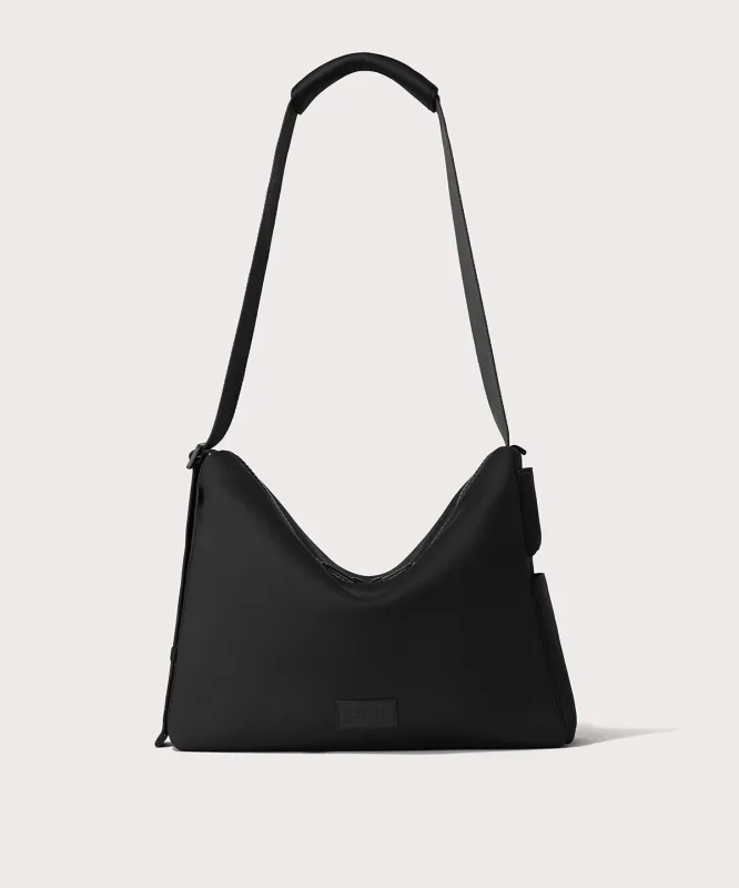 Enzo Messenger Bag in Onyx made by Dagne Dover