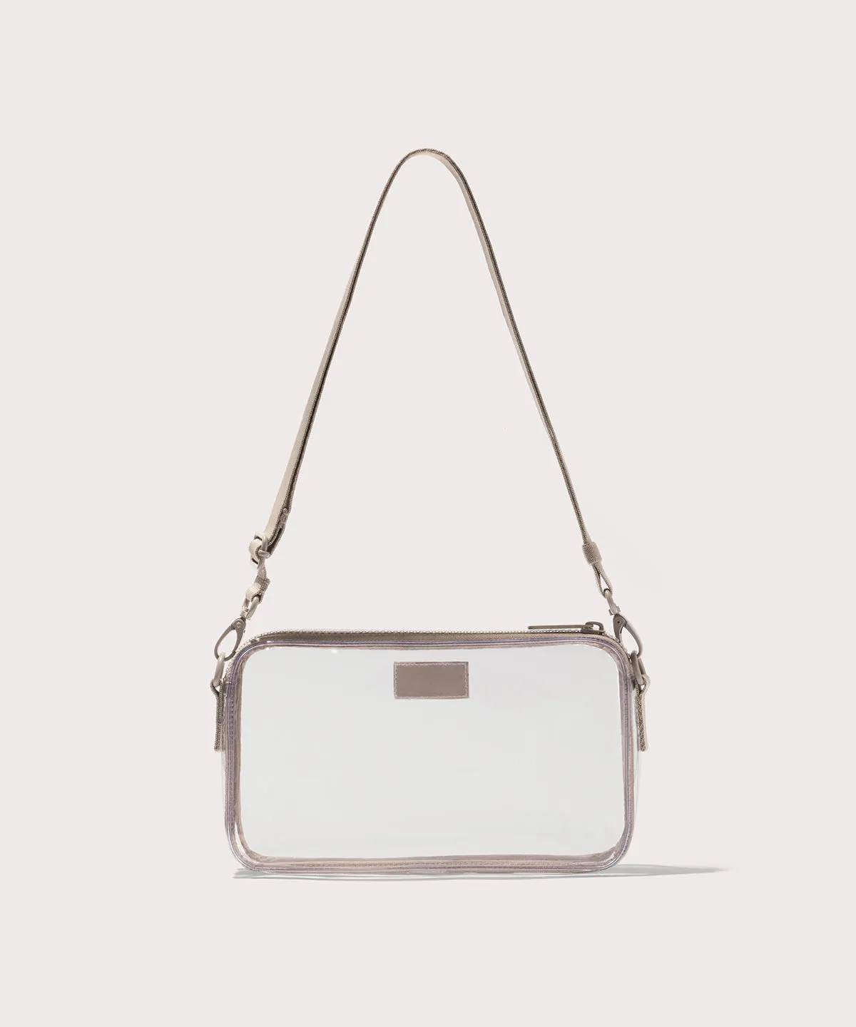 Nora Stadium Shoulder Bag in Clear sold by Dagne Dover product image thumbnail 5