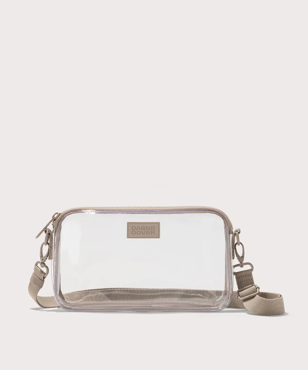 Nora Stadium Shoulder Bag in Clear sold by Dagne Dover