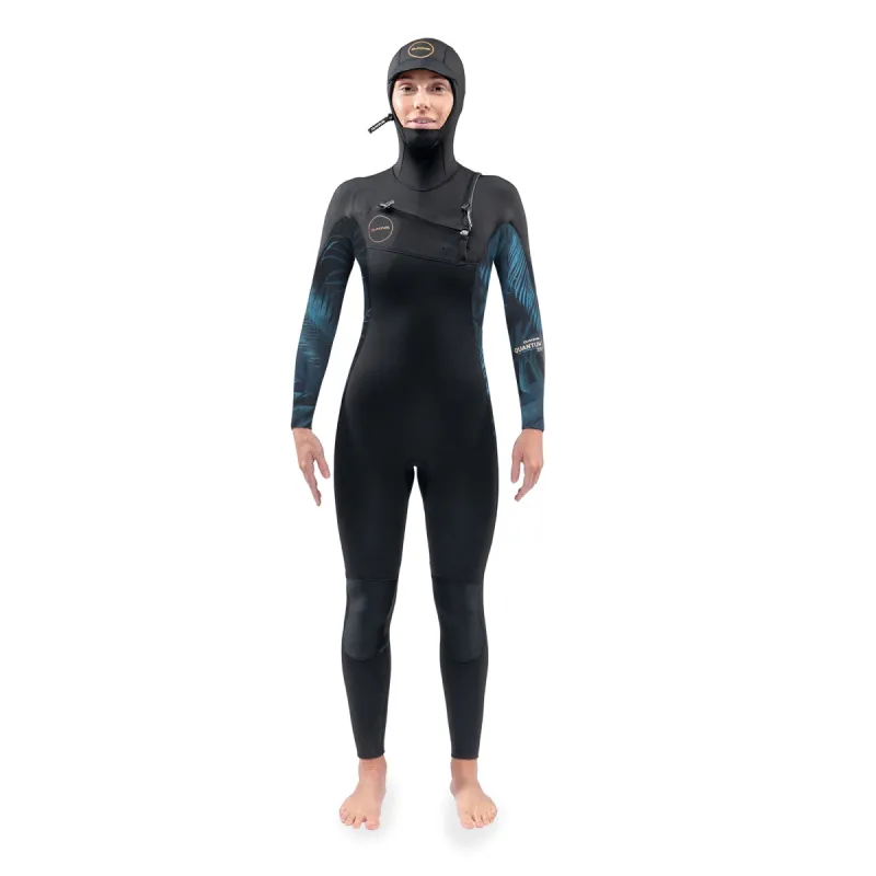 Quantum Chest Zip Hooded Wetsuit 5/4/3mm - Women's sold by Dakine