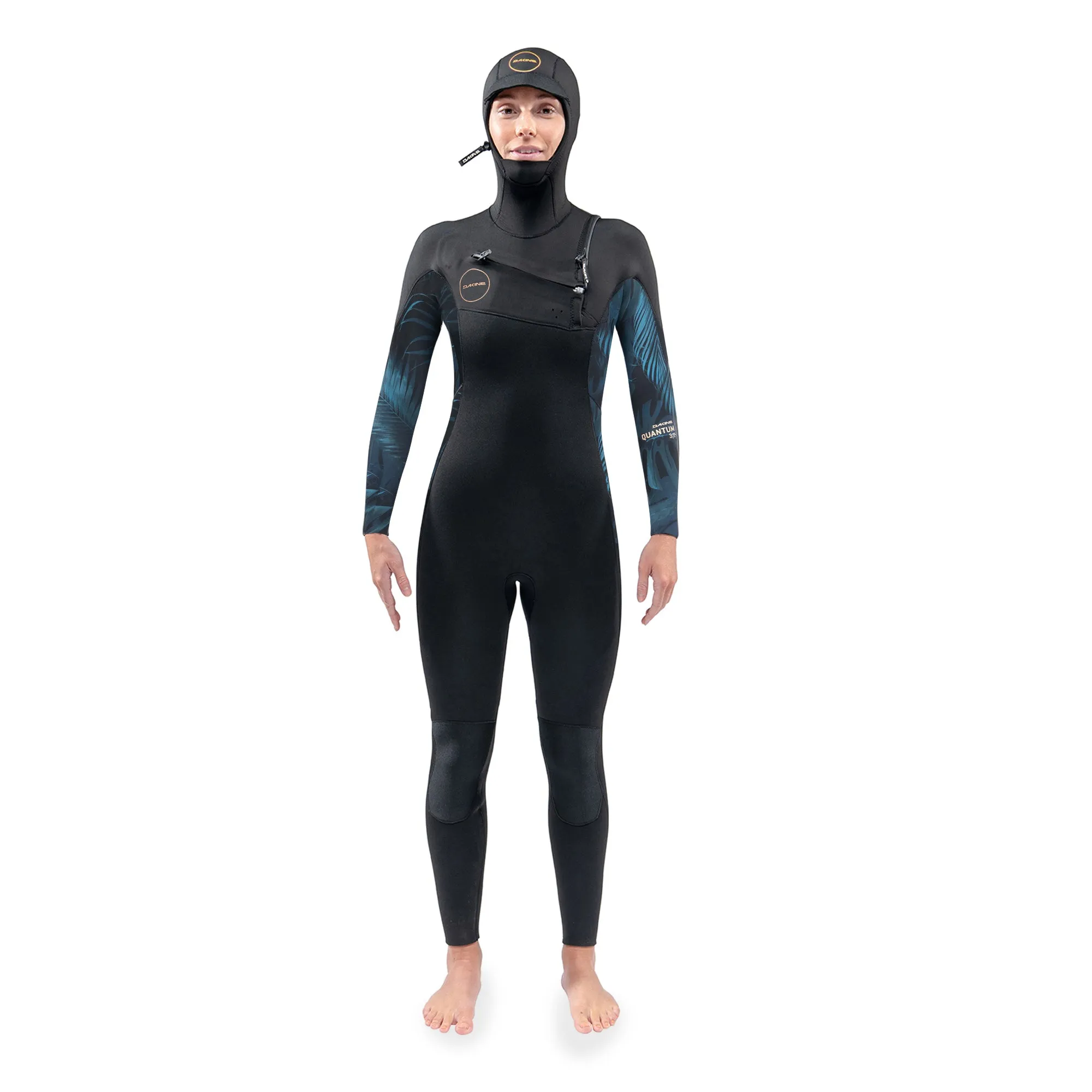 Quantum Chest Zip Hooded Wetsuit 5/4/3mm - Women's sold by Dakine